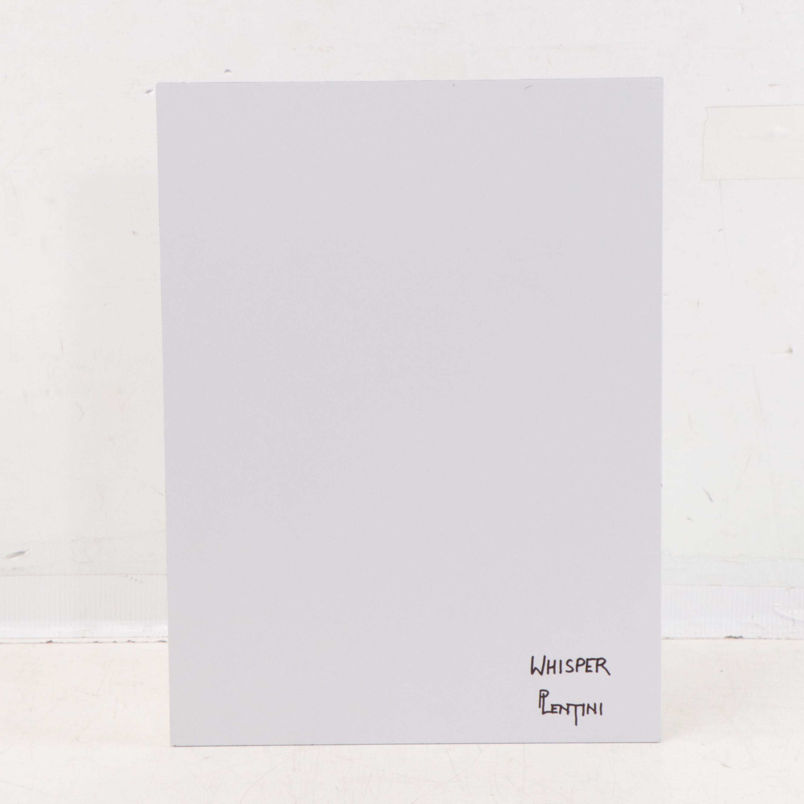 Peter Lentini Still Life Oil Painting "Whisper," 21st Century