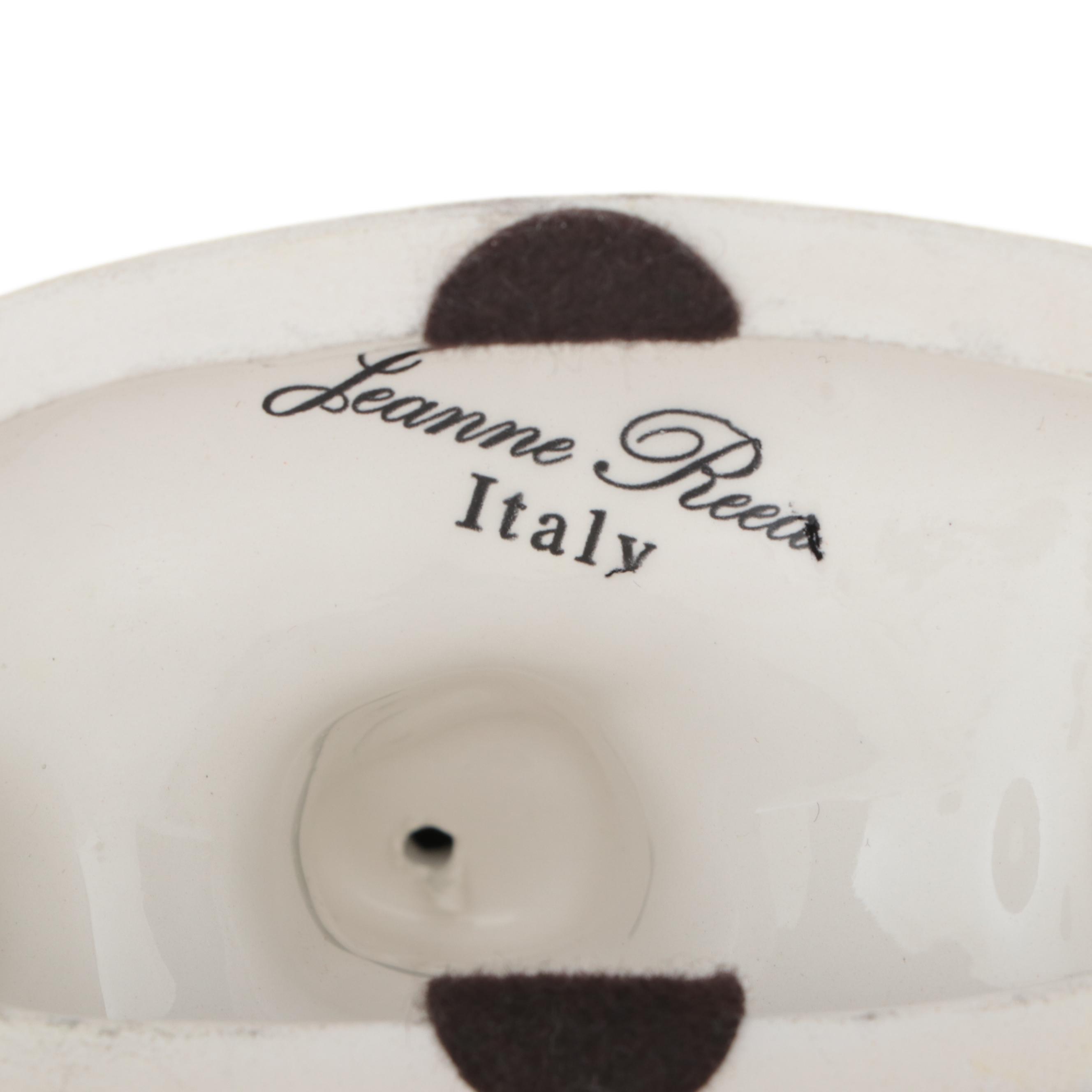 Jeanne Reed Italian Pottery Staffordshire Style Zebra