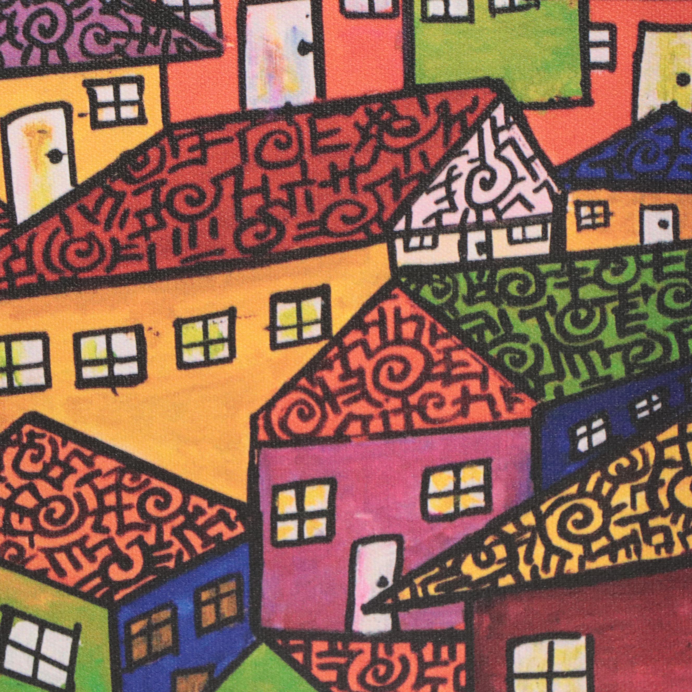 Lanre Buraimoh Giclée "New Town," 2023