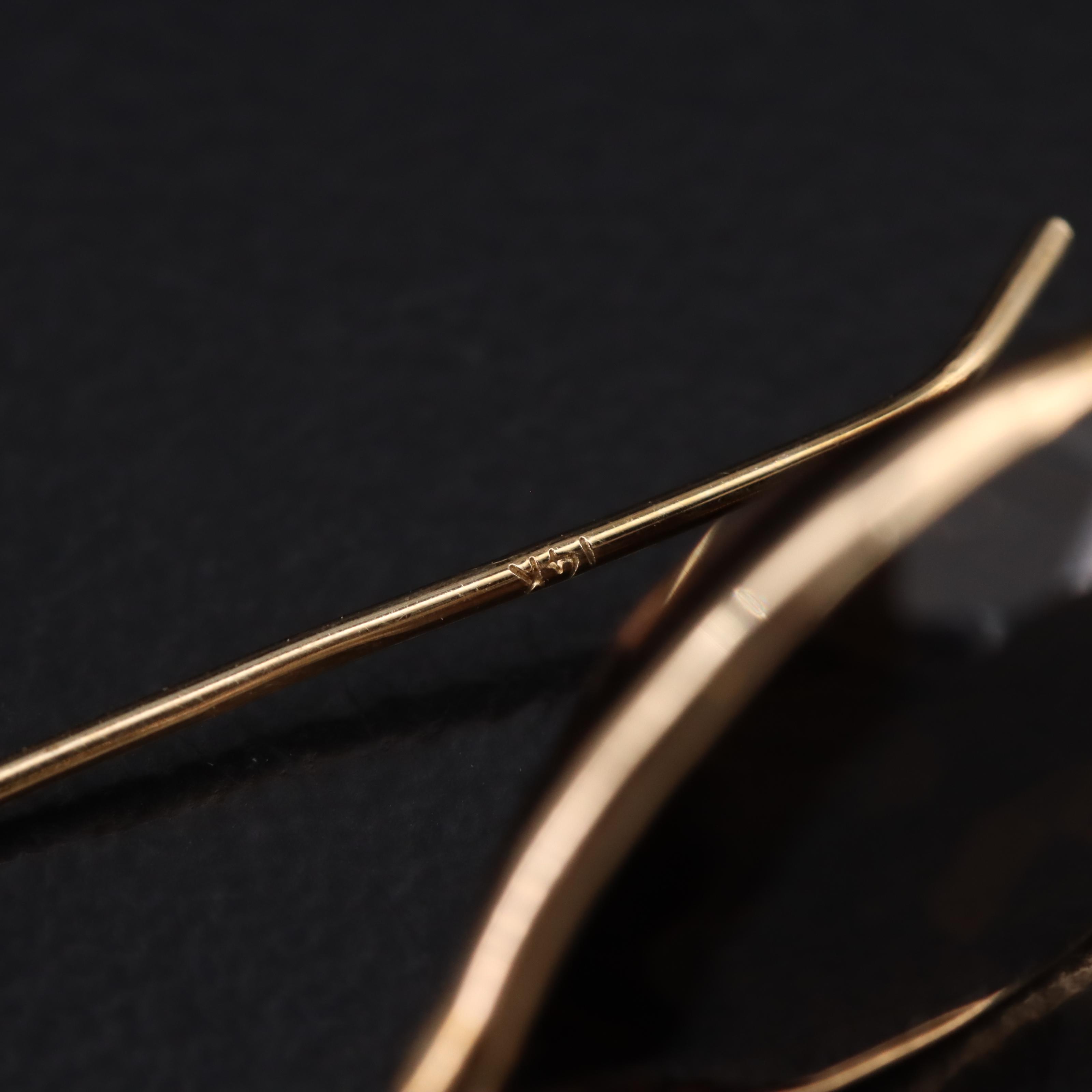 14K Smoky Quartz and Tiger's Eye Fringe Earrings