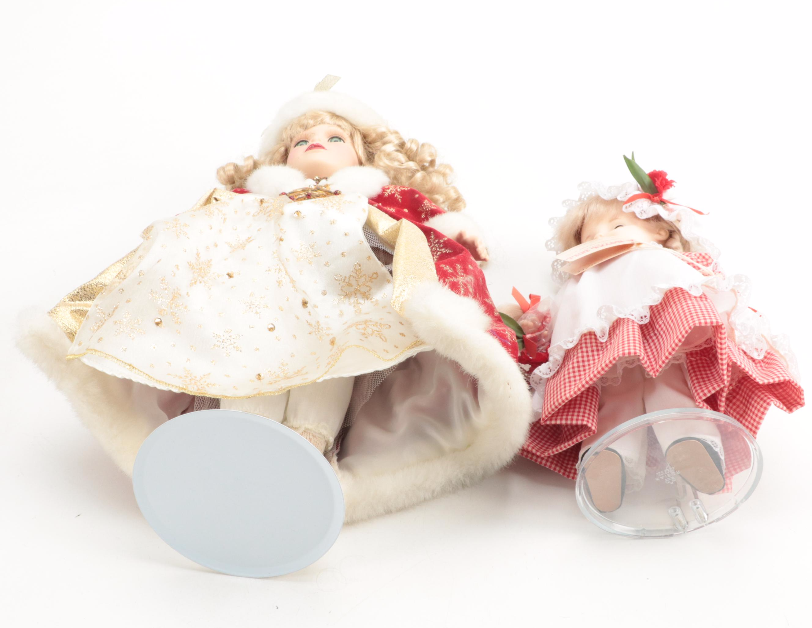 Royal House, Brass Key, Dan Dee Collector's Choice with Other Dolls