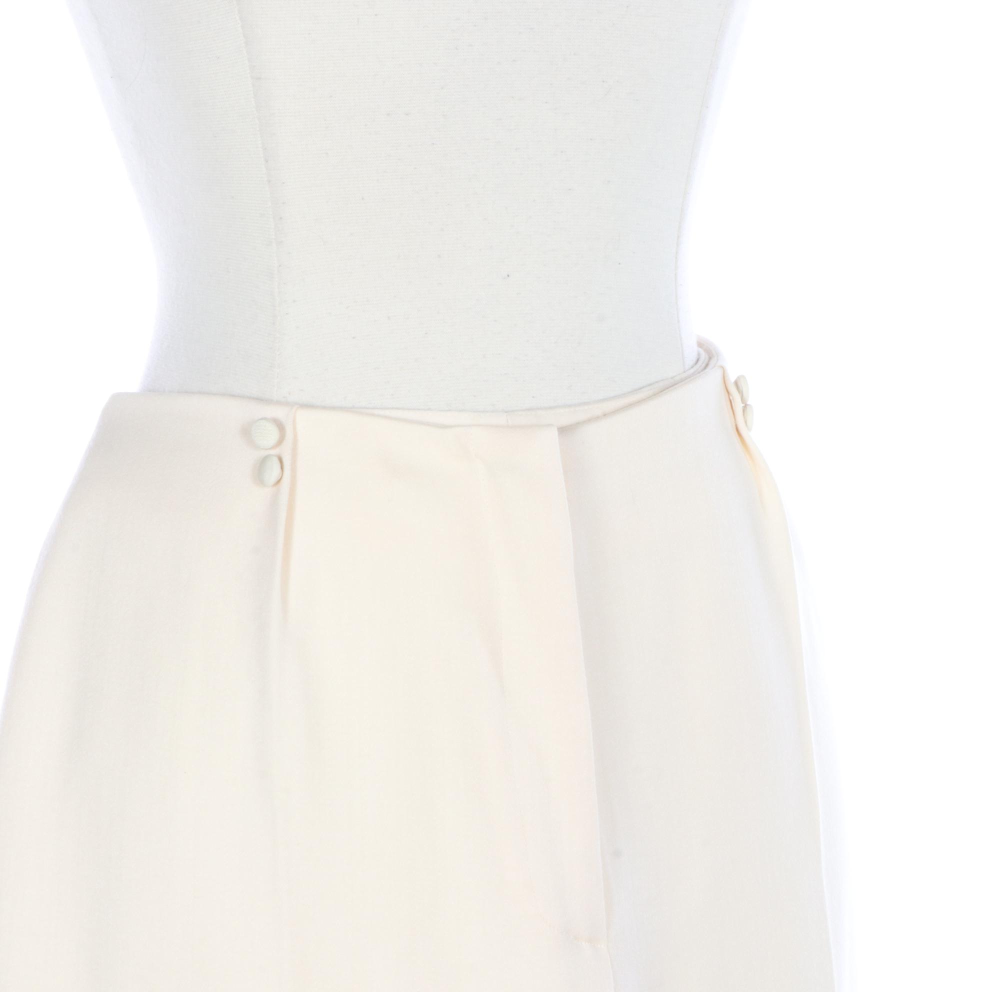 J. Mendel Paris Wide Leg Trousers in Wool