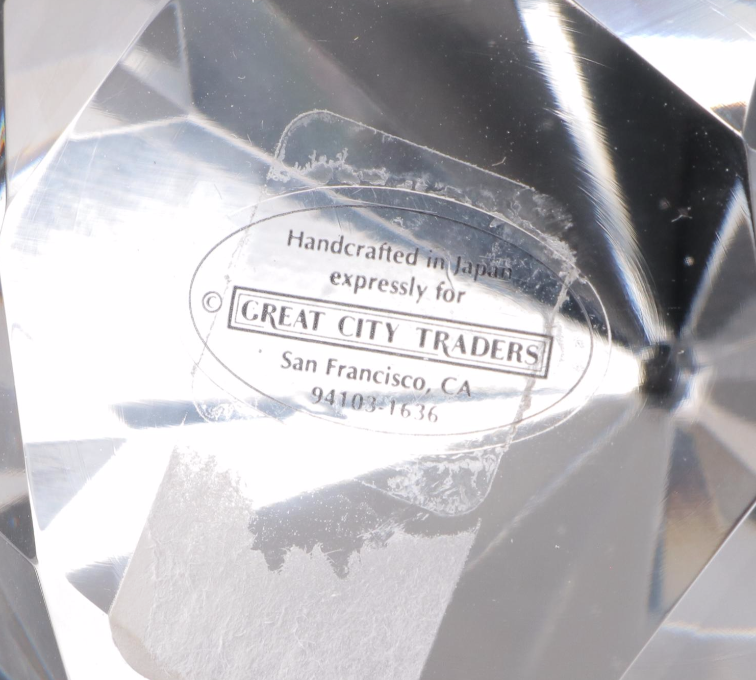 Mats Jonasson Swedish Bird Crystal Paperweight With Other and Taper Holder