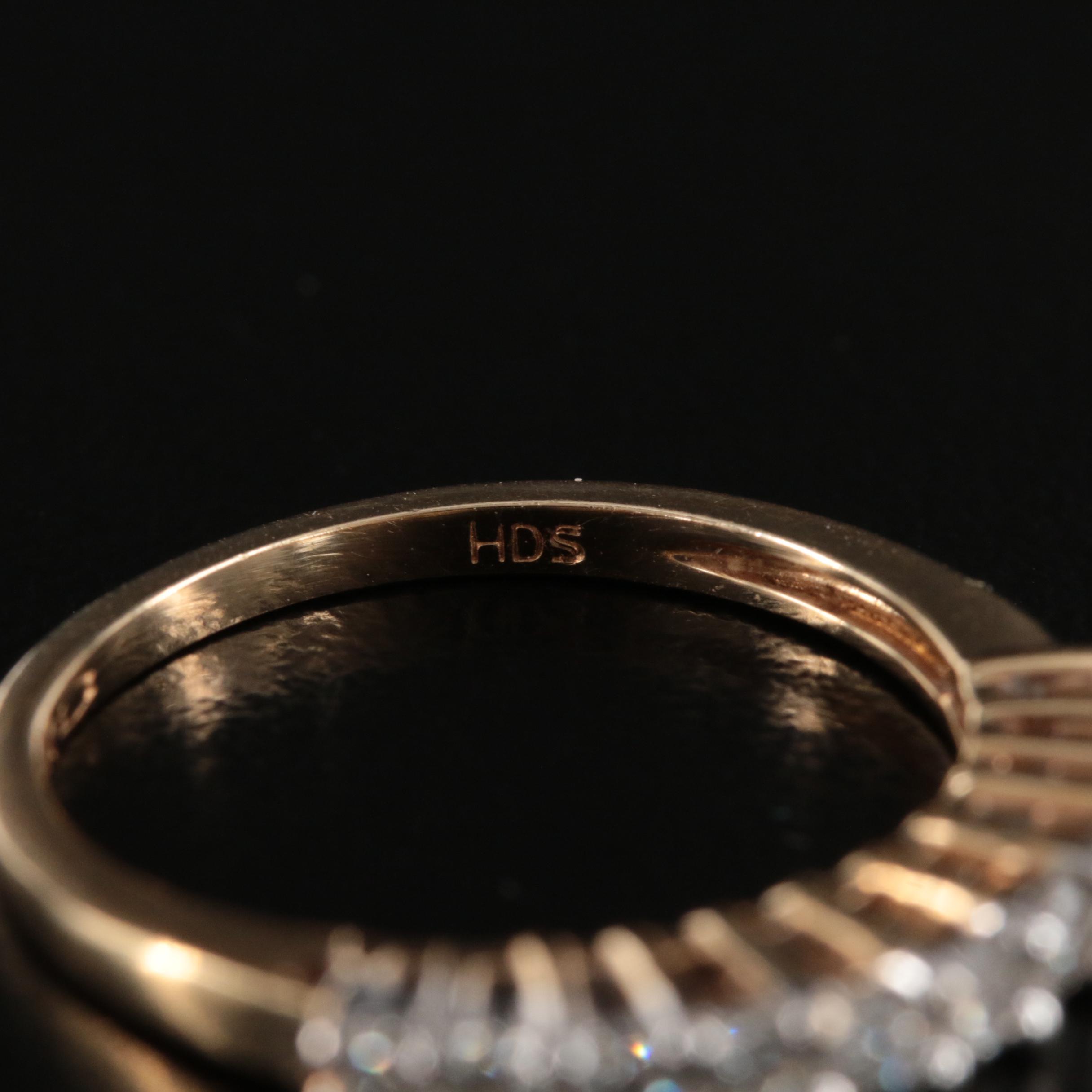 14K 0.50 CTW Diamond Ring