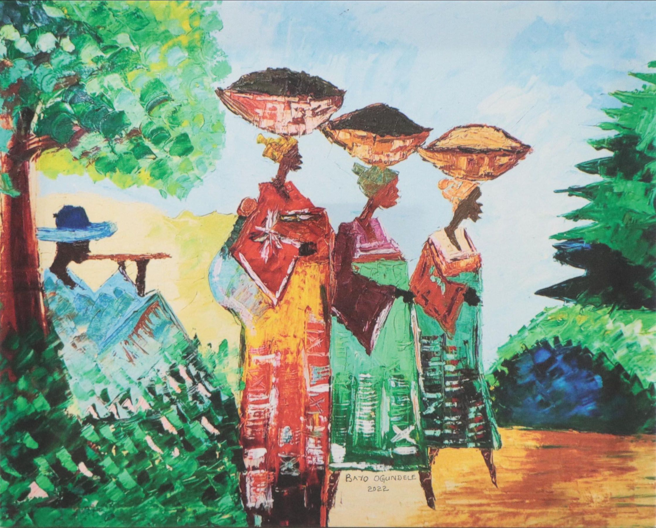 Bayo Ogundele Figural Giclée, 2023