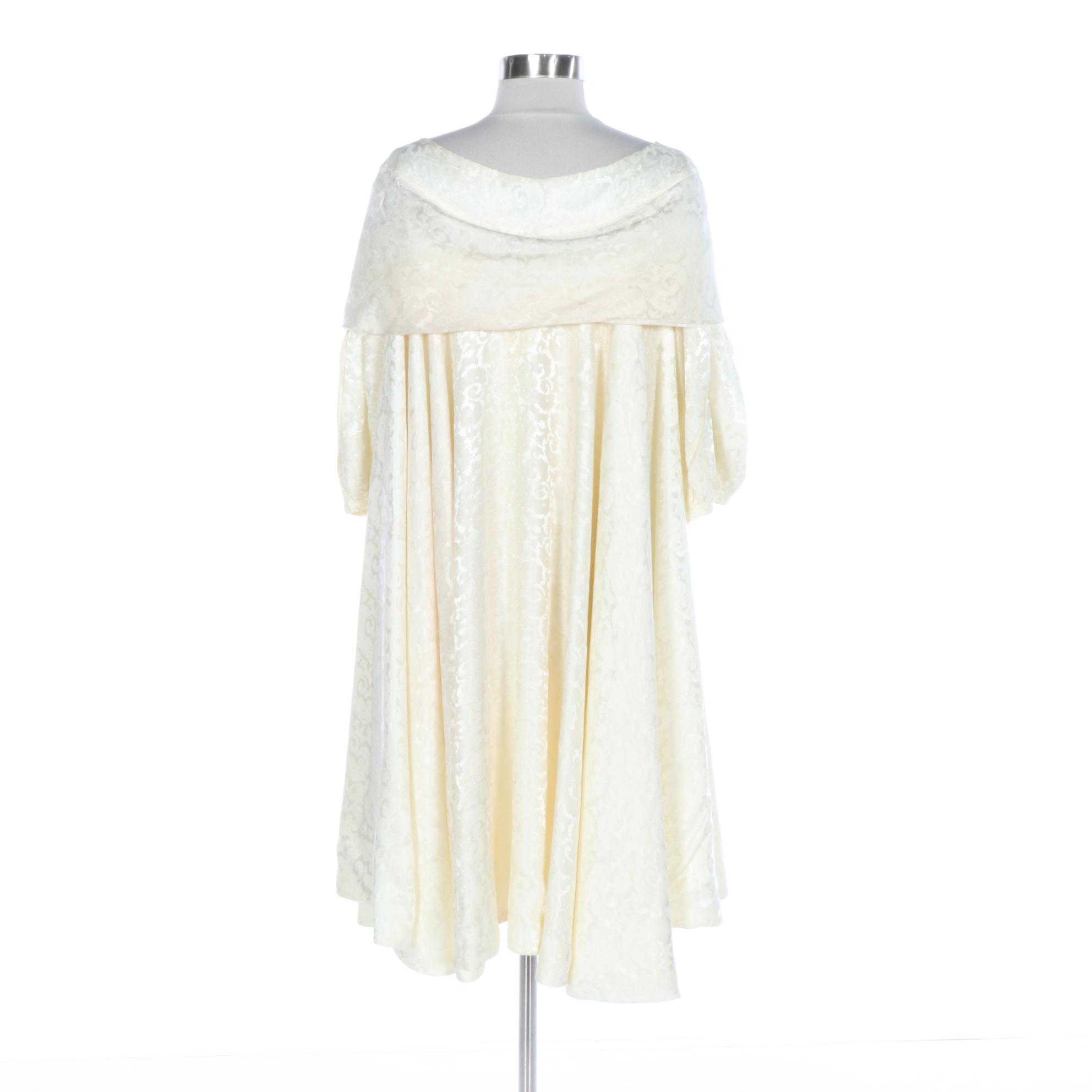 Neal of California by DuPuis Cocktail Coat in Brocade, Mid-20th Century