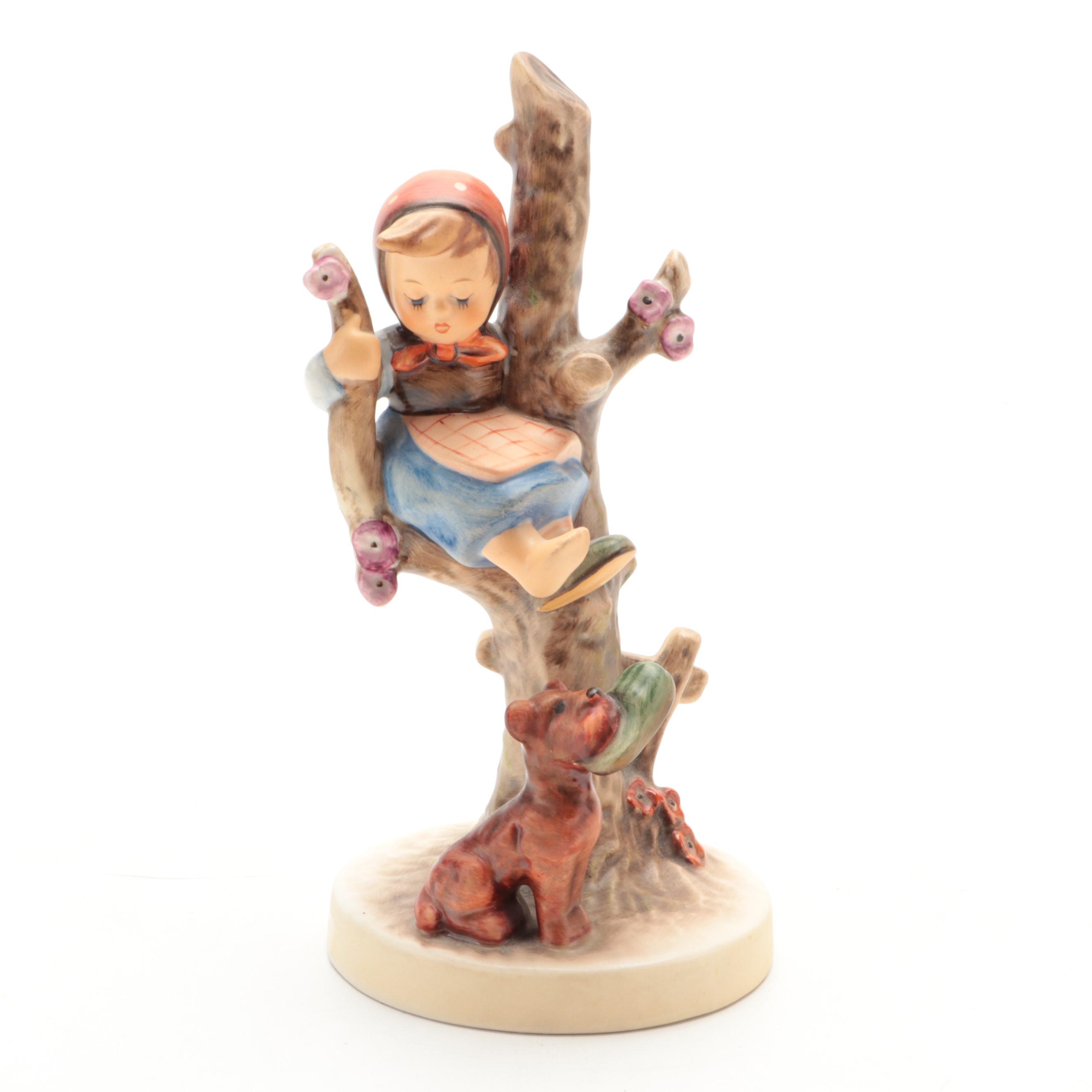 Goebel Hummel "Out of Danger" and "Culprits" Porcelain Figurines