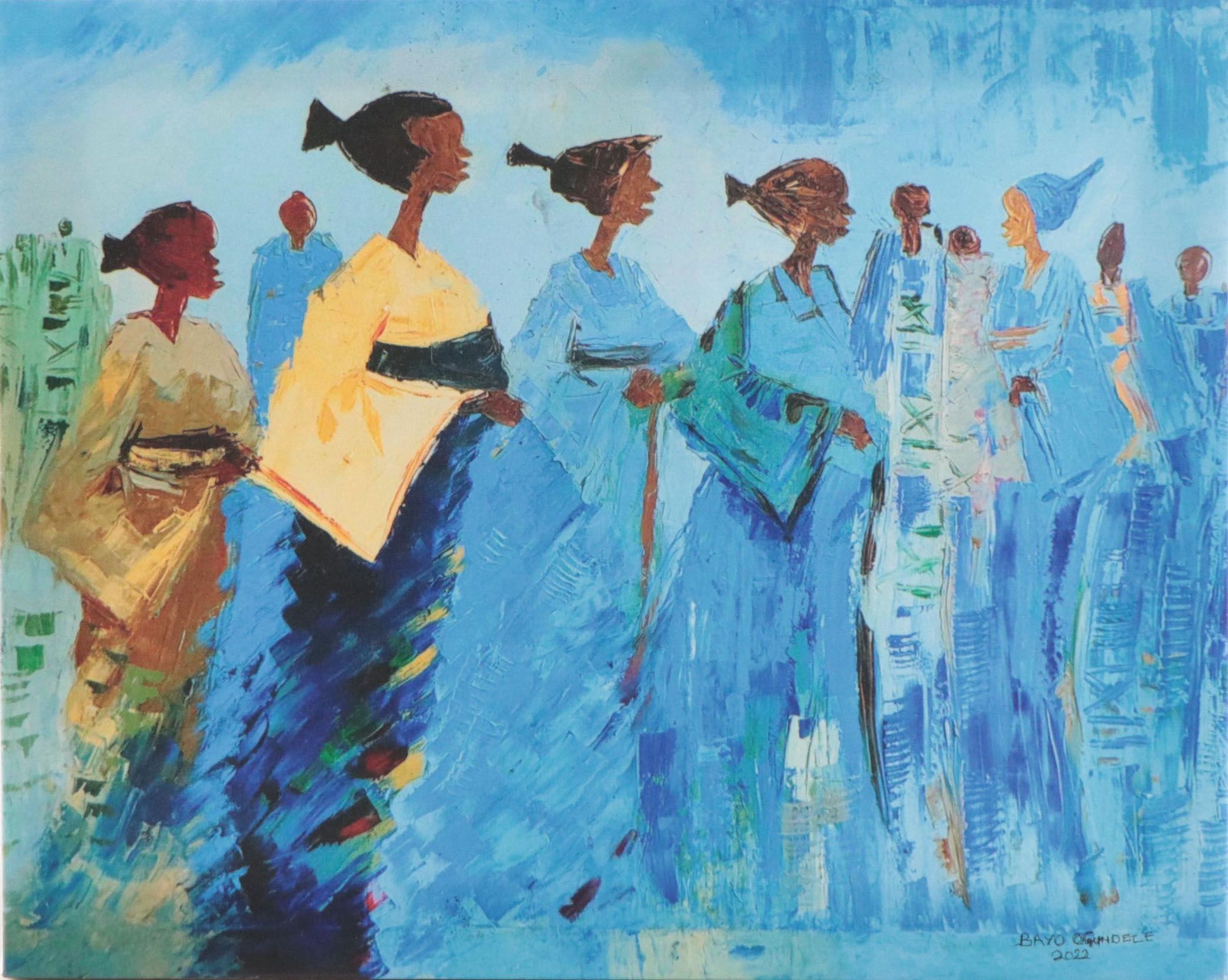Bayo Ogundele Giclée "Women," 2022