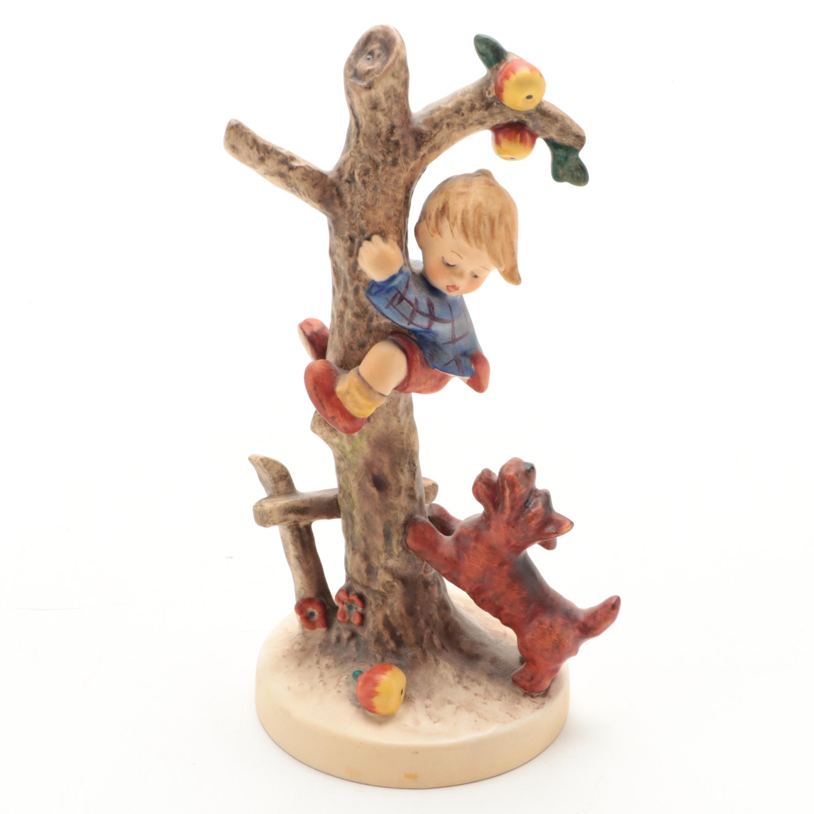 Goebel Hummel "Out of Danger" and "Culprits" Porcelain Figurines