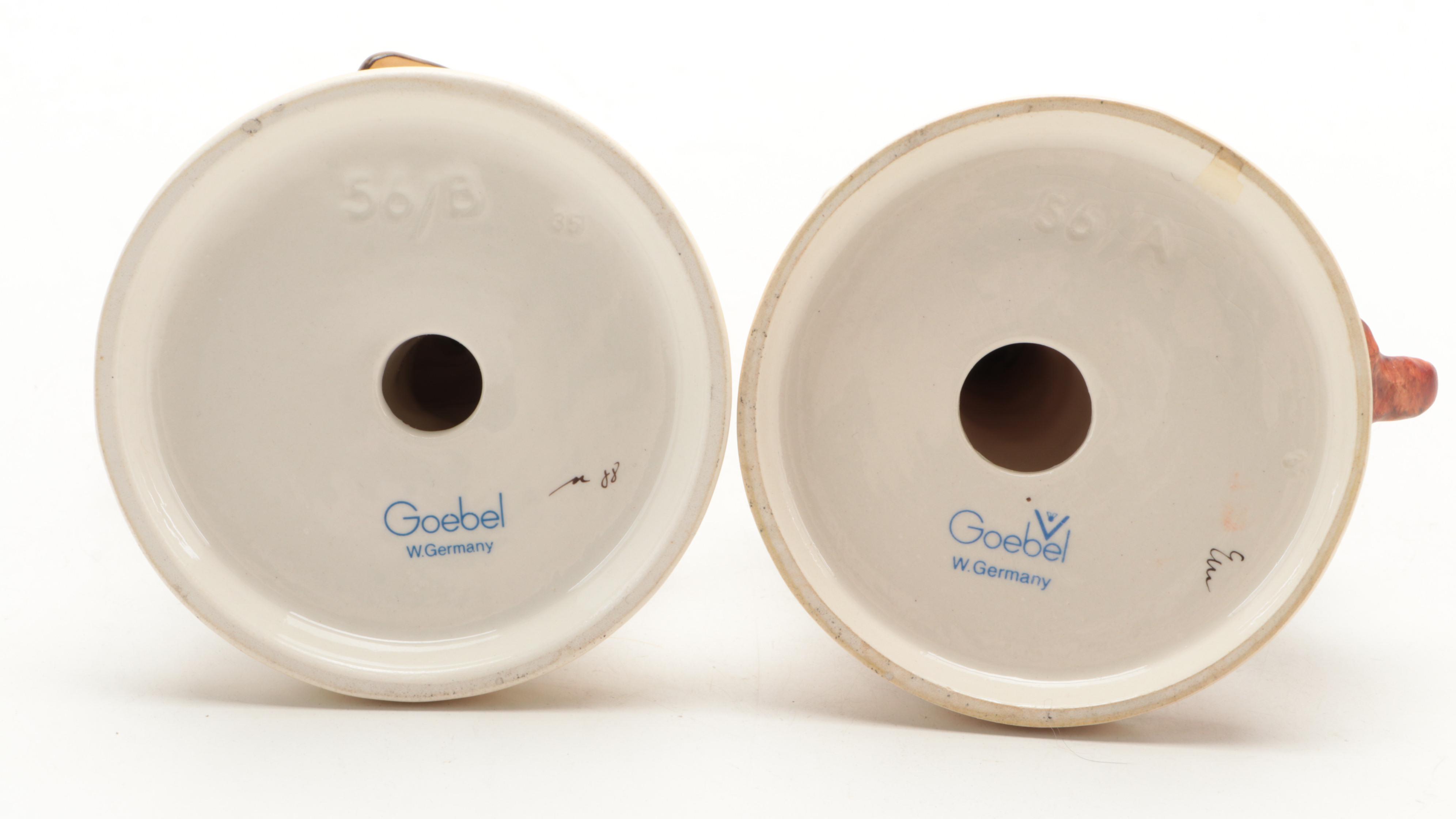 Goebel Hummel "Out of Danger" and "Culprits" Porcelain Figurines