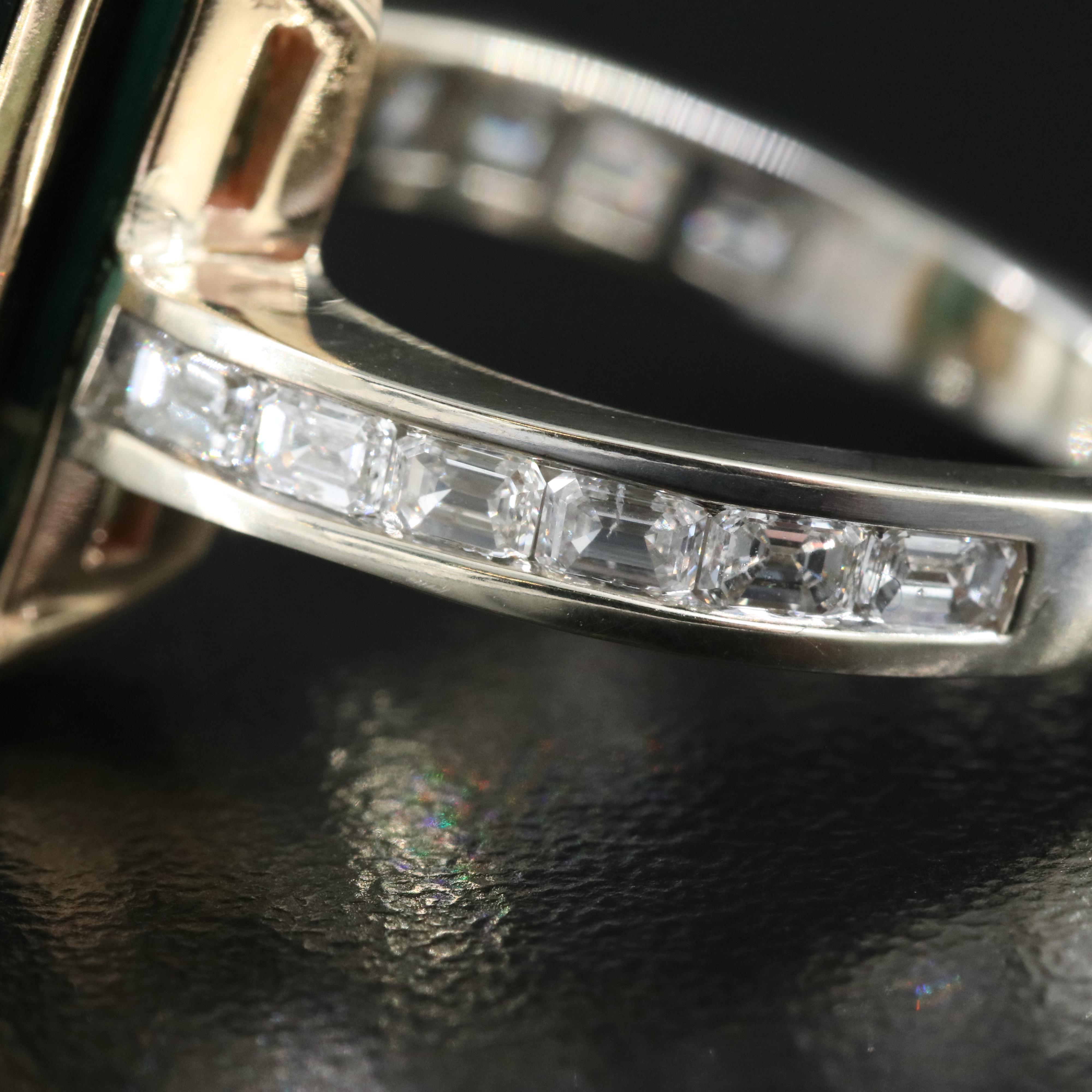 14K 8.93 CT Tourmaline and 1.04  CTW Diamond Ring