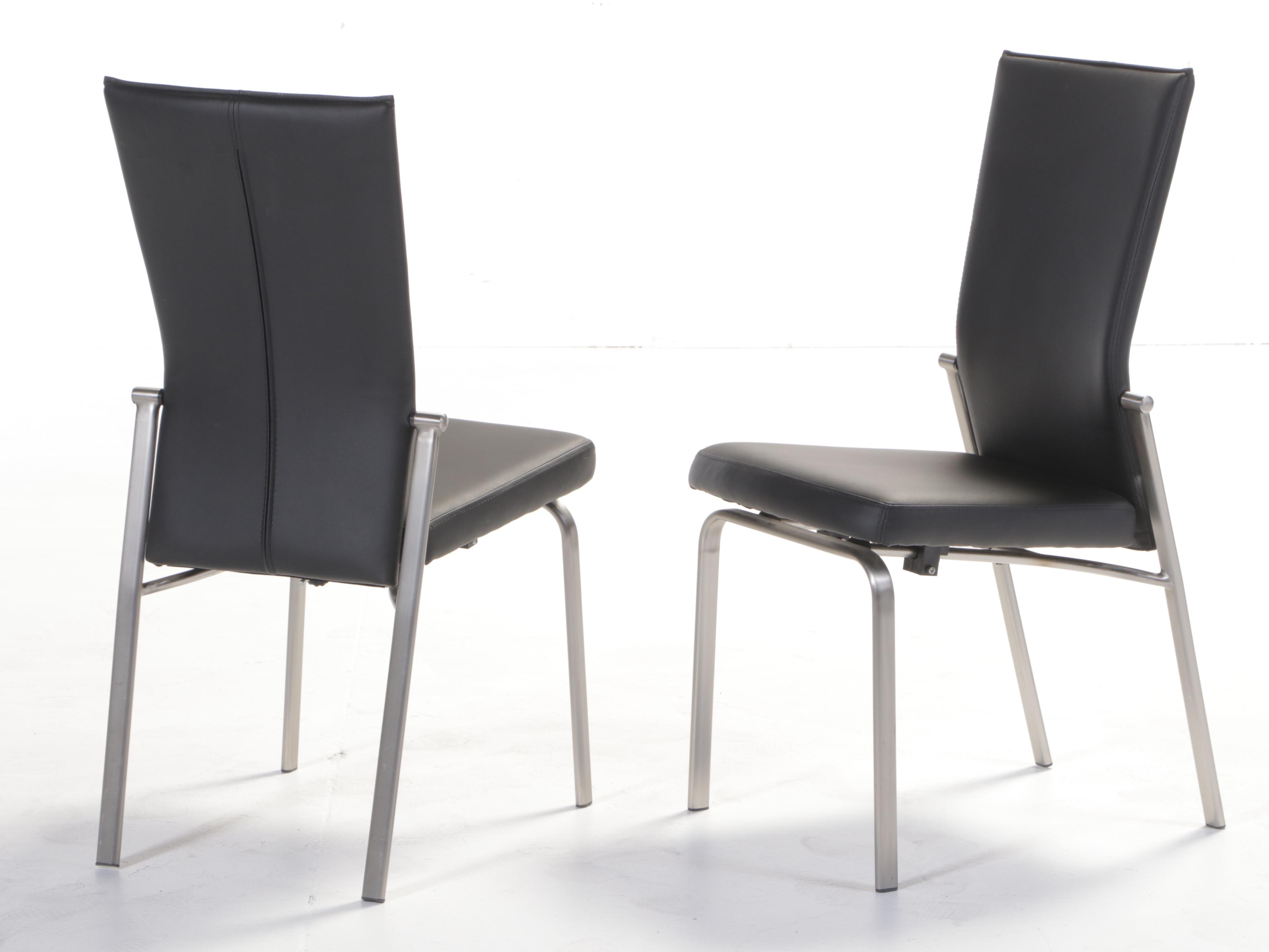 Seven-Piece Modernist Style Dining Set, Including Chintaly Imports