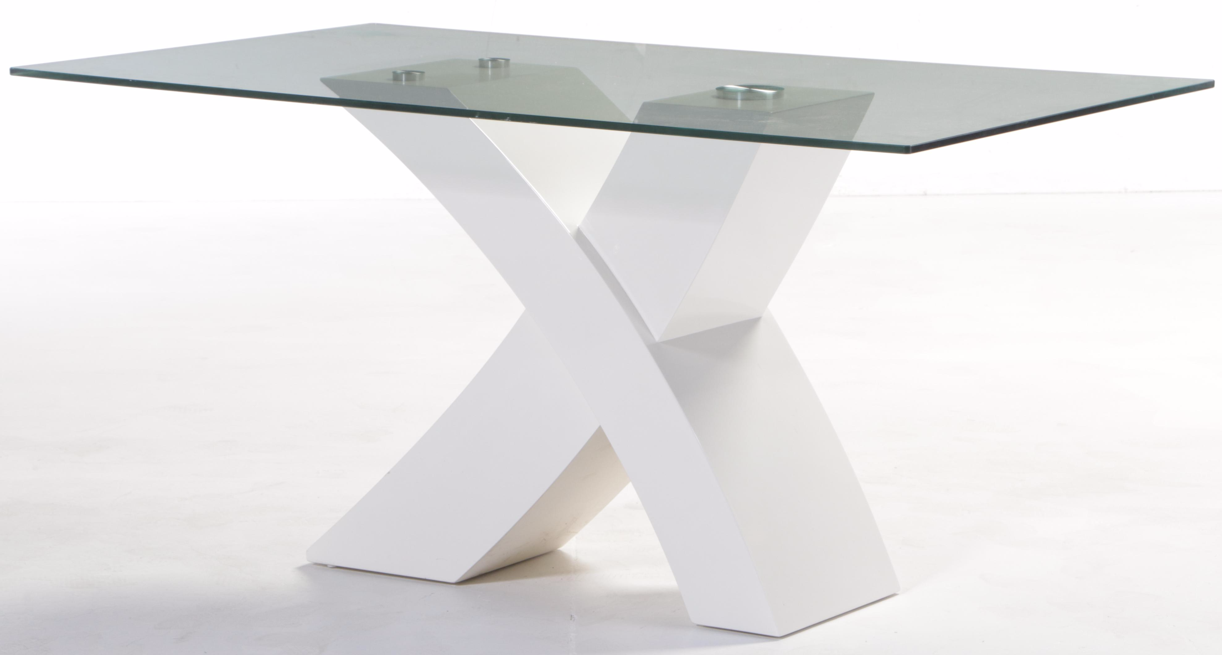 Seven-Piece Modernist Style Dining Set, Including Chintaly Imports