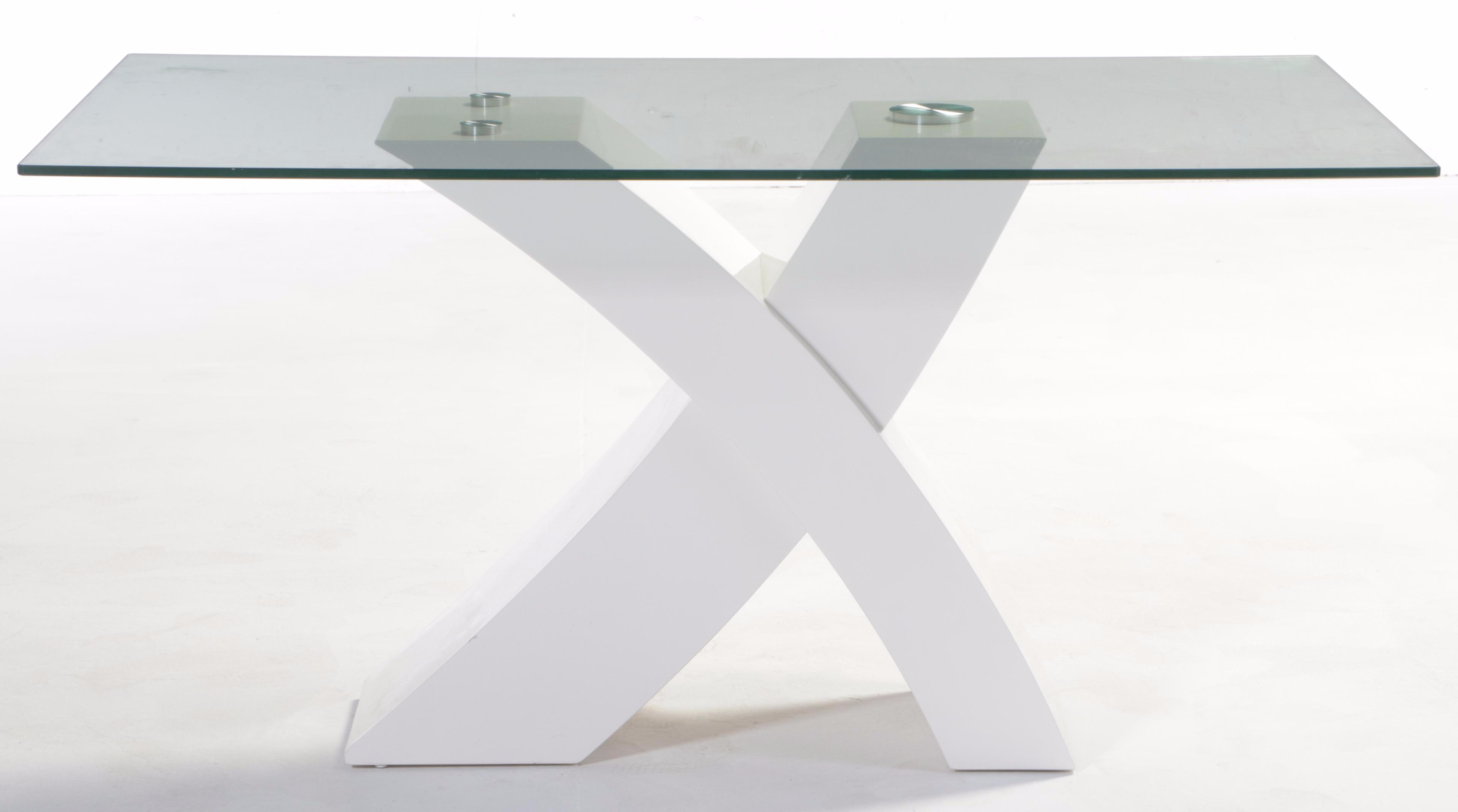 Seven-Piece Modernist Style Dining Set, Including Chintaly Imports