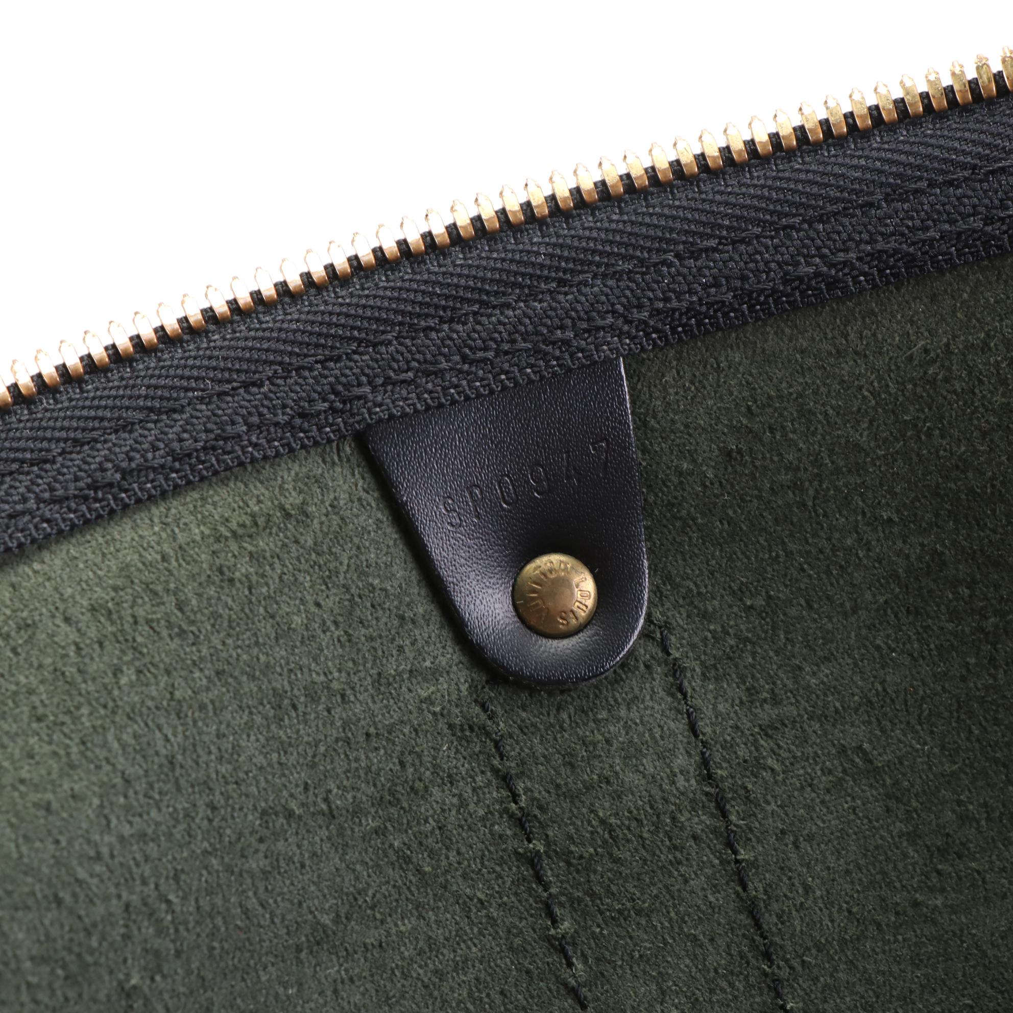 Louis Vuitton Keepall 45 in Black Epi Leather