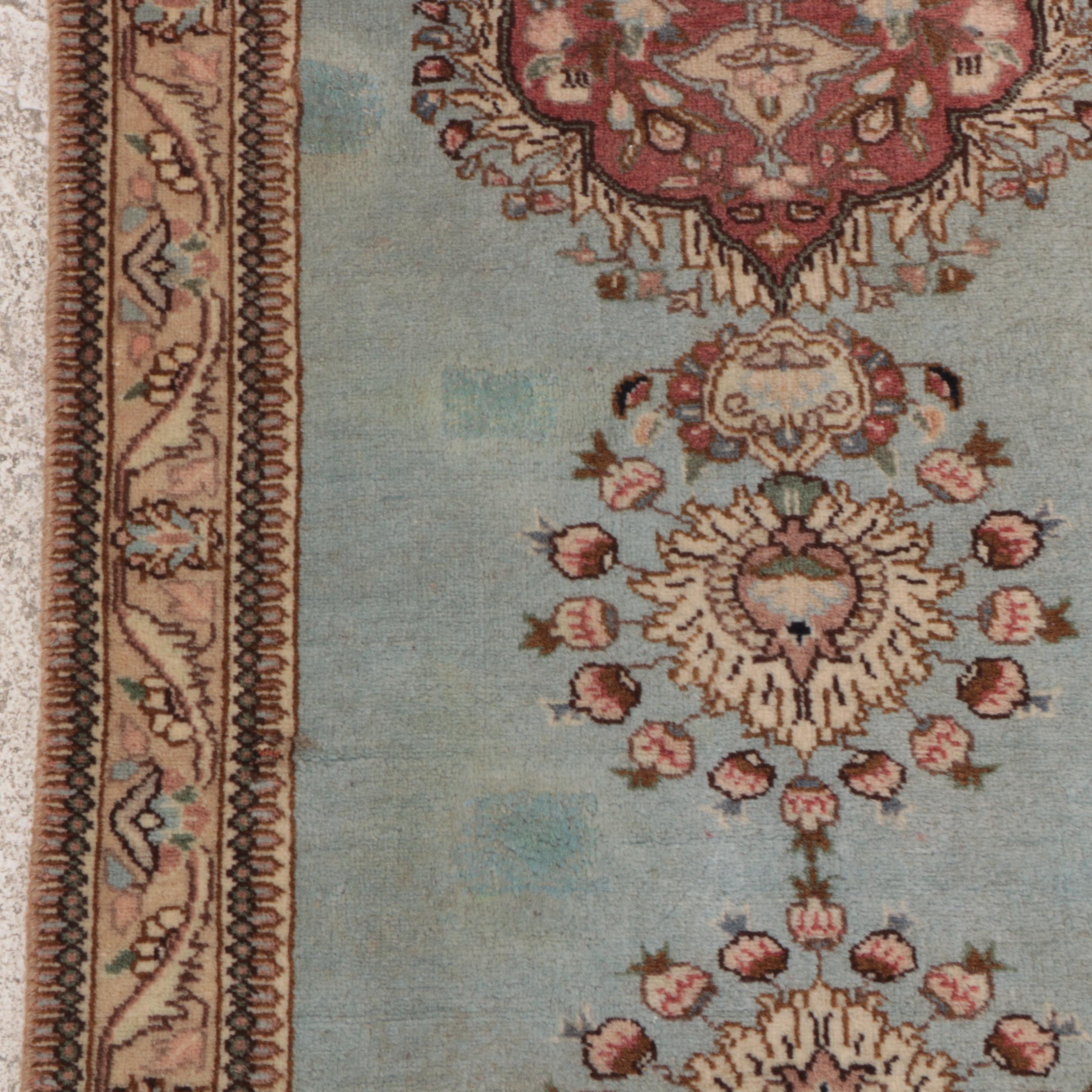 2'4 x 11'11 Hand-Knotted Turkish Hereke Carpet Runner