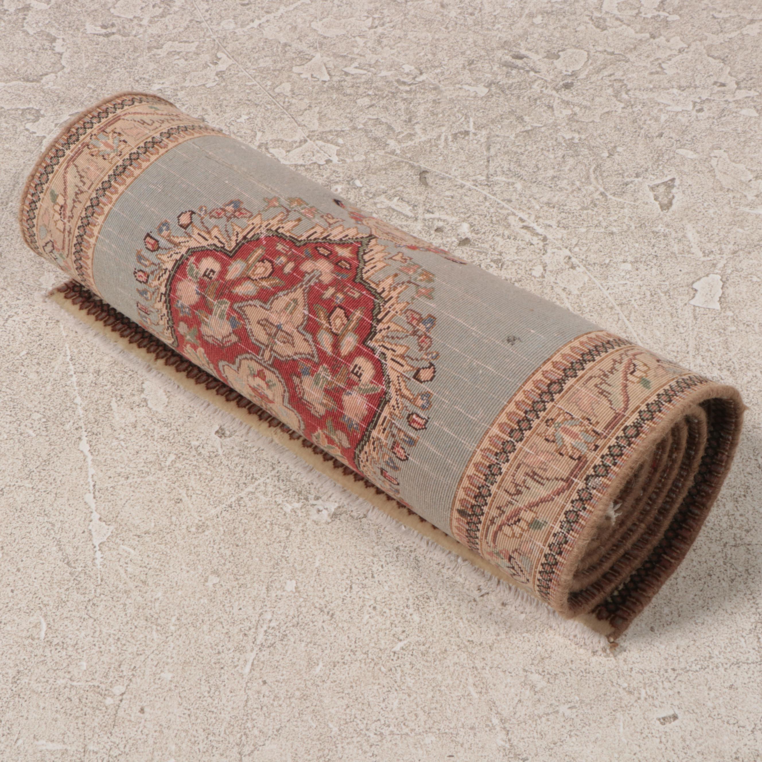 2'4 x 11'11 Hand-Knotted Turkish Hereke Carpet Runner