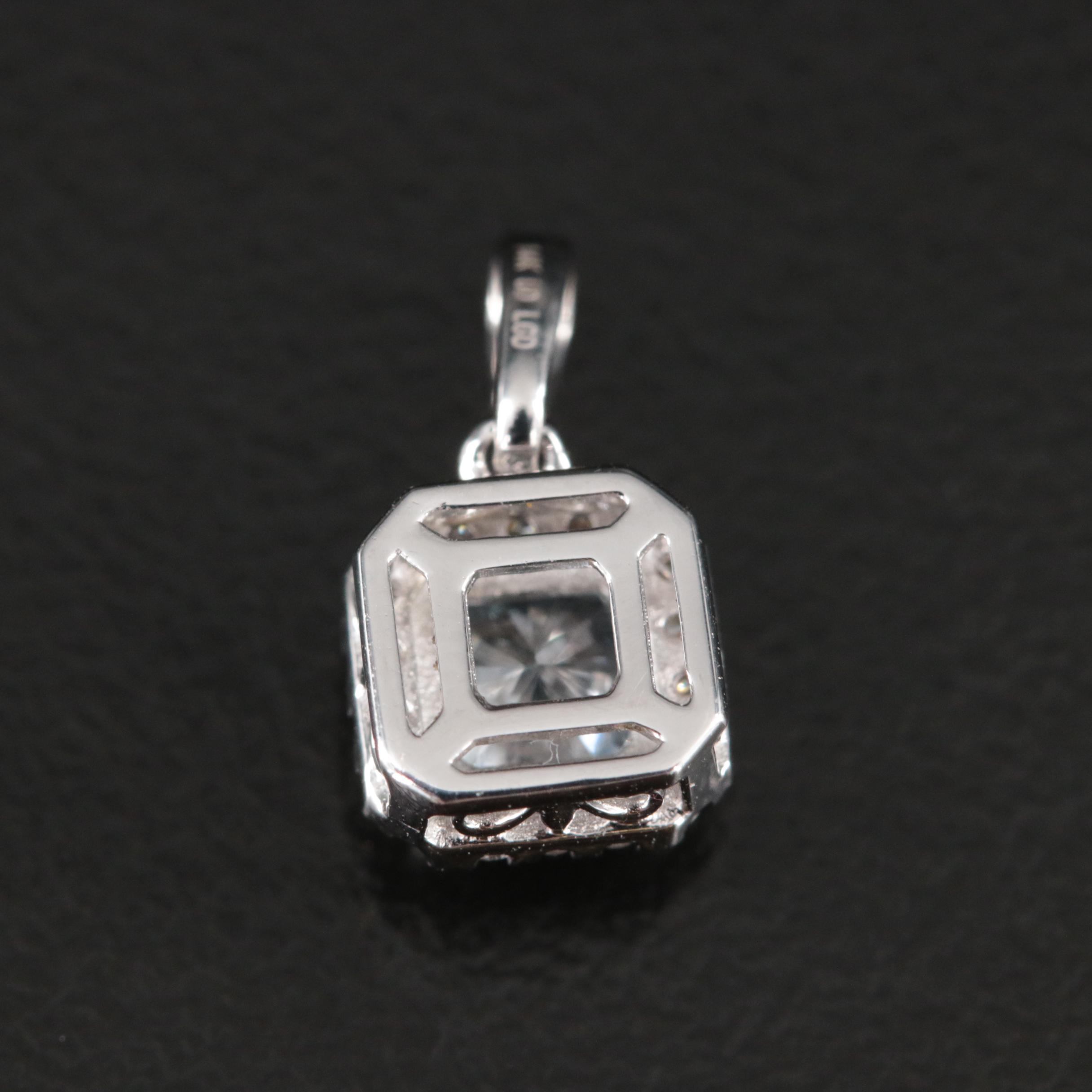 14K 0.60 CTW Lab Grown Diamond Pendant