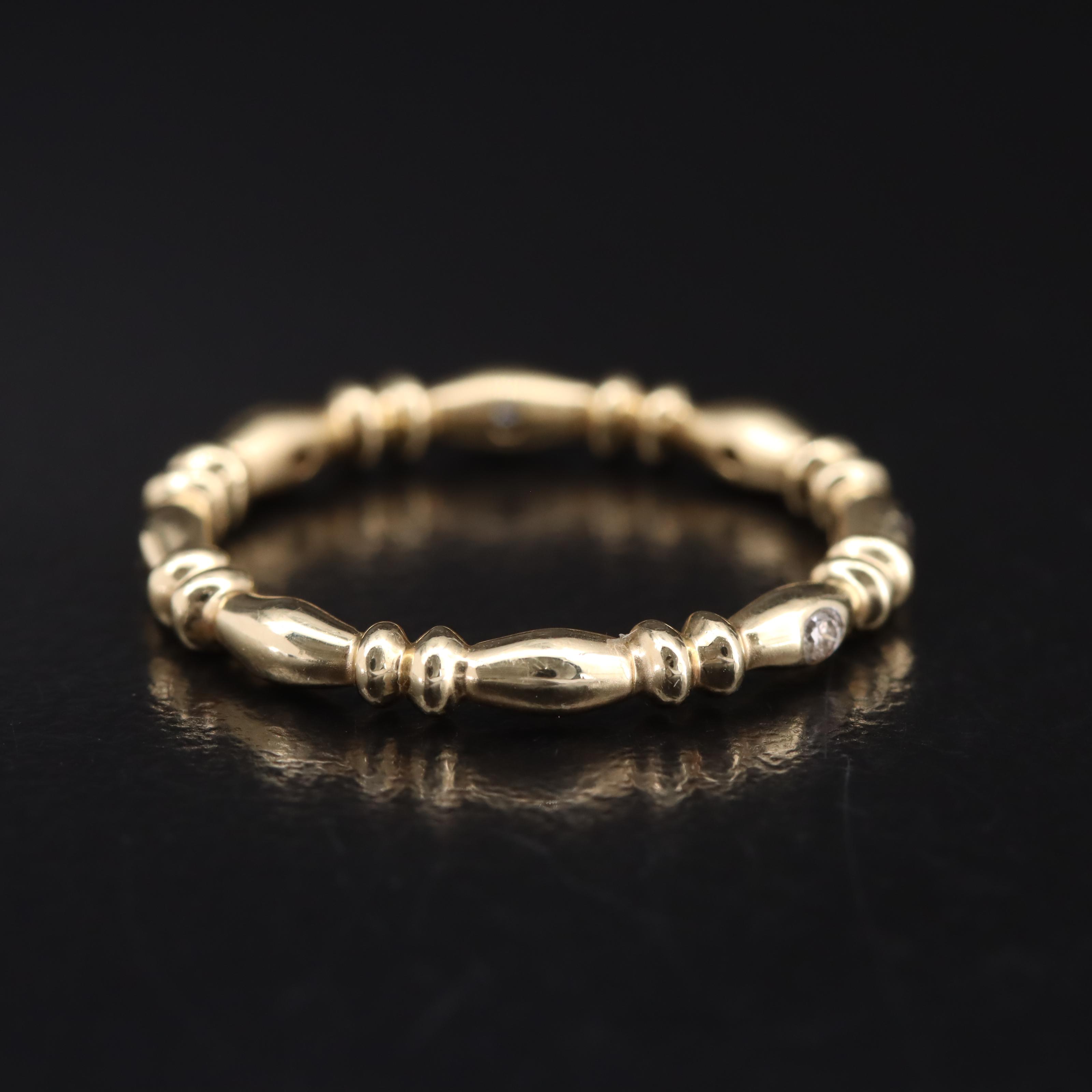 14K 0.07 CTW Diamond Band