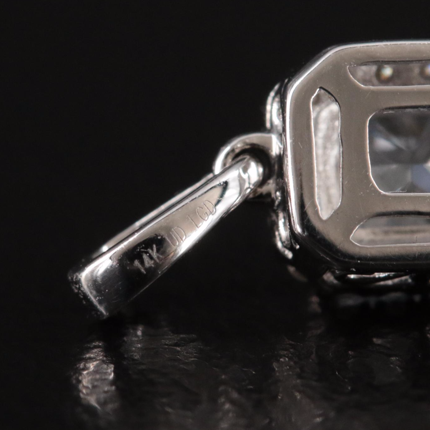 14K 0.60 CTW Lab Grown Diamond Pendant