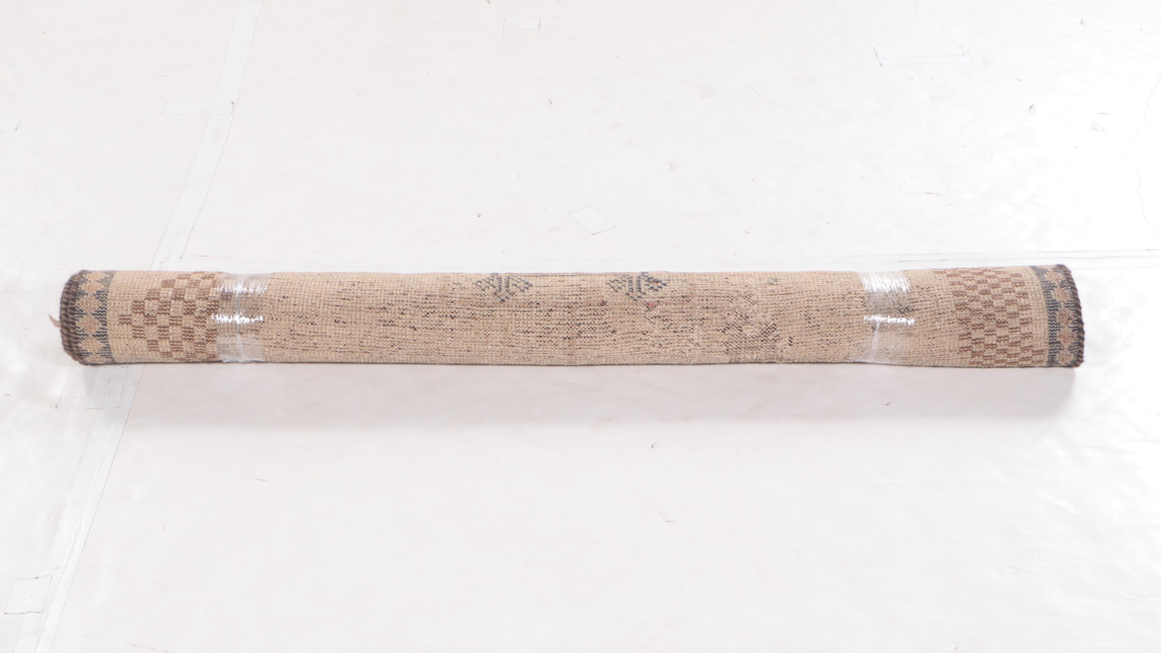 5' x 7'6 Hand-Knotted Signed Afghan Khotan Area Rug