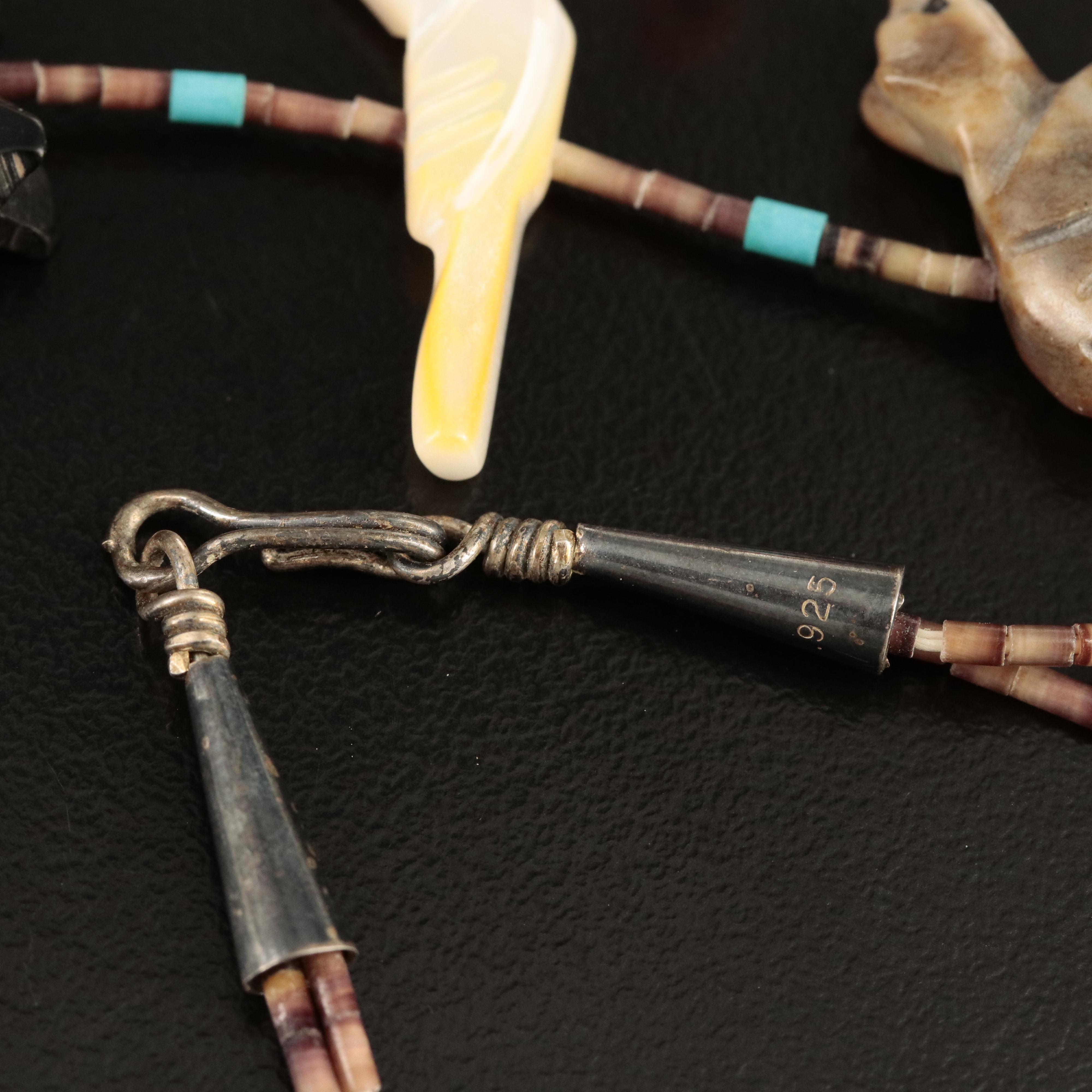 Zuni Double Strand Fetish Necklace