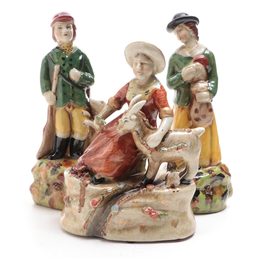 Staffordshire Style Porcelain Figurines