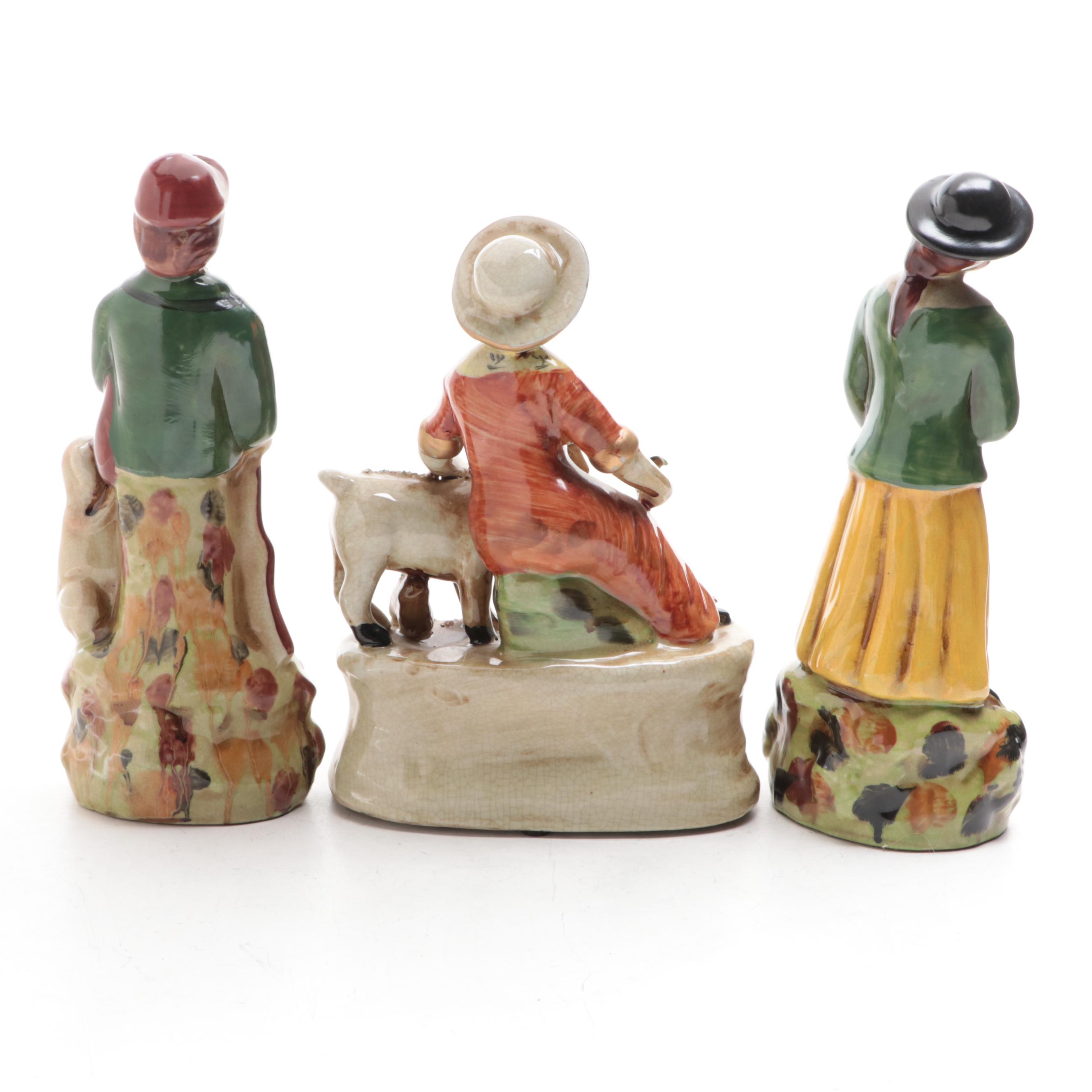 Staffordshire Style Porcelain Figurines