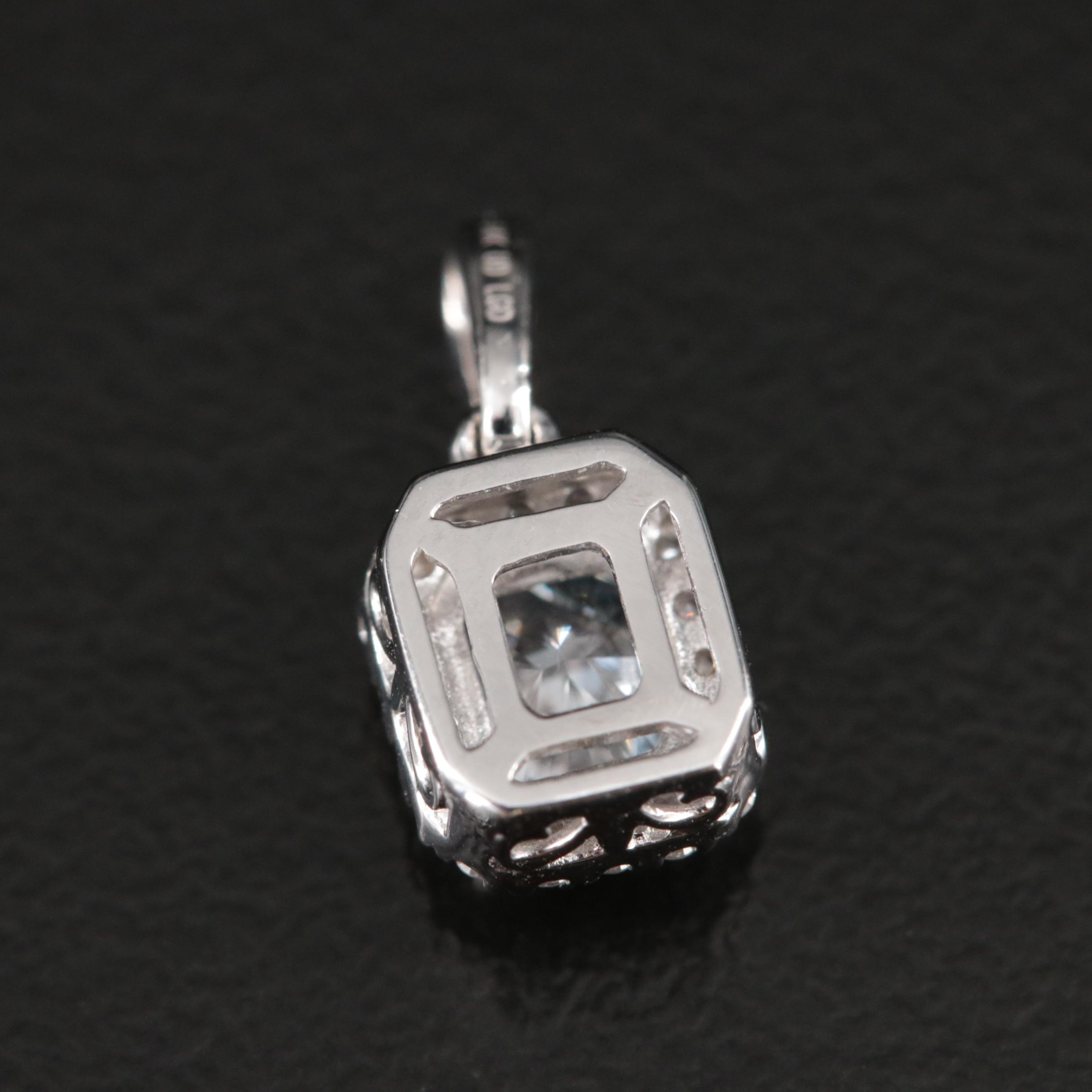 14K 0.59 CTW Lab Grown Diamond Pendant