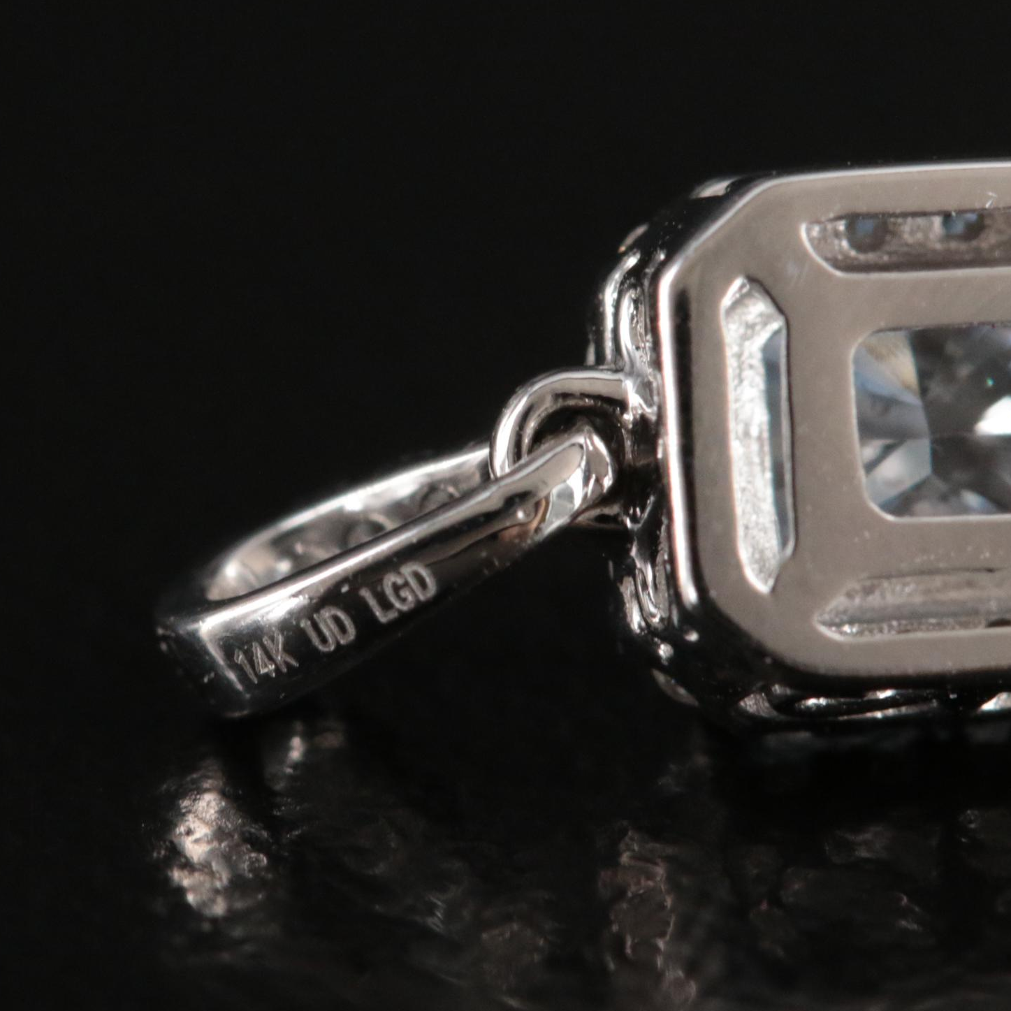 14K 0.59 CTW Lab Grown Diamond Pendant