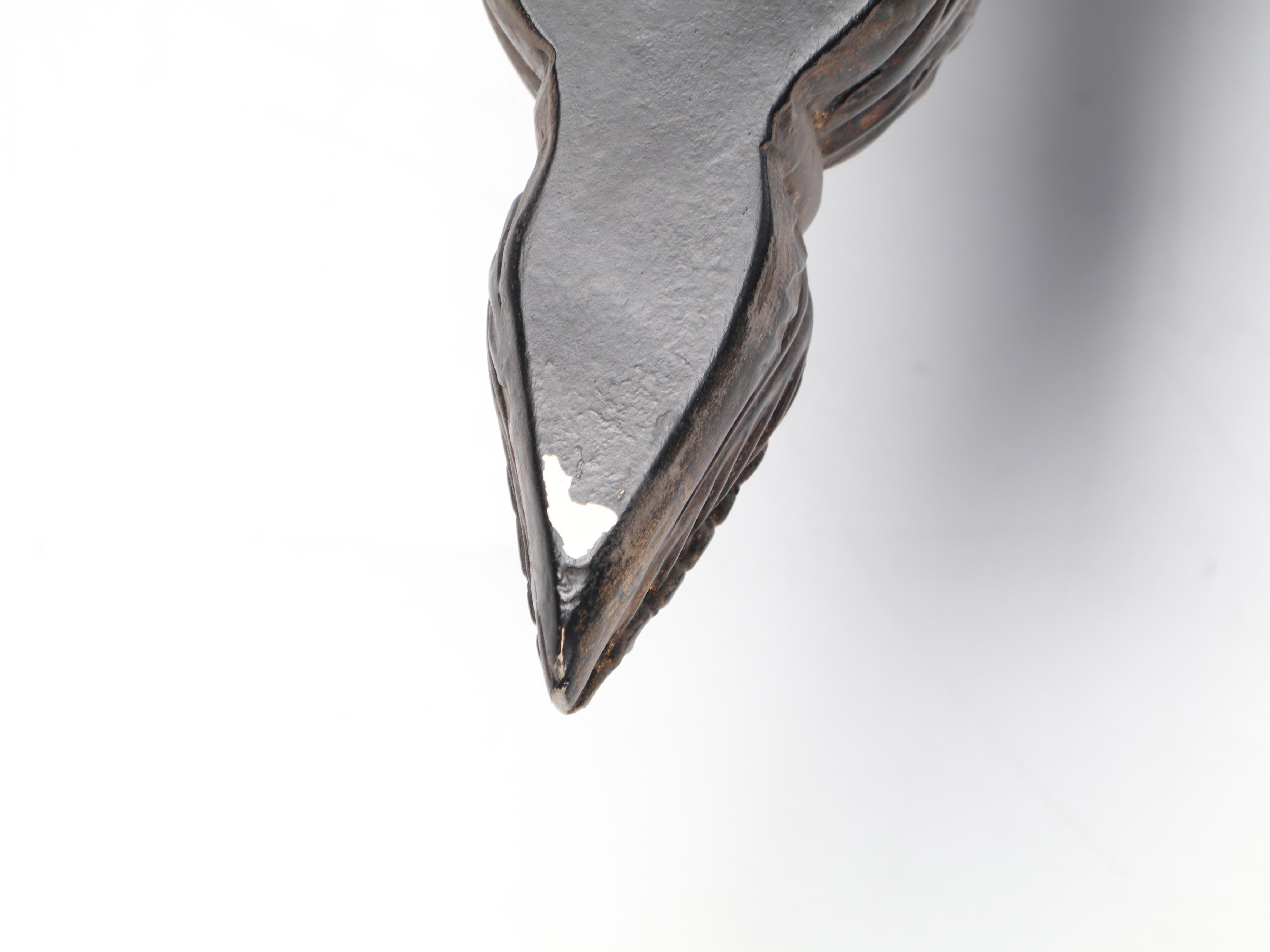 Pair of Neoclassical Style Patinated Composite Urn and Laurel Candle Sconces