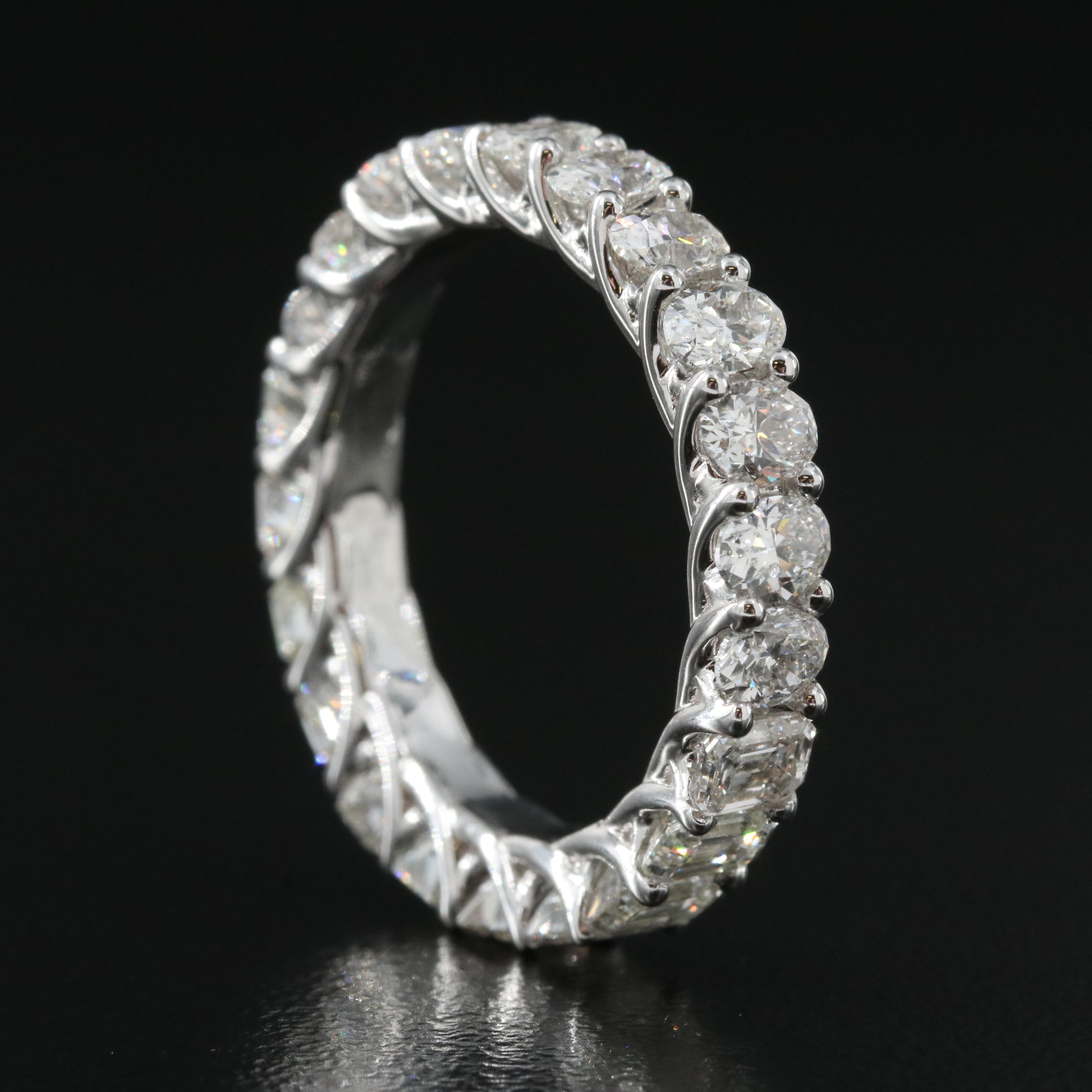 14K 3.67 CTW Diamond Eternity Band