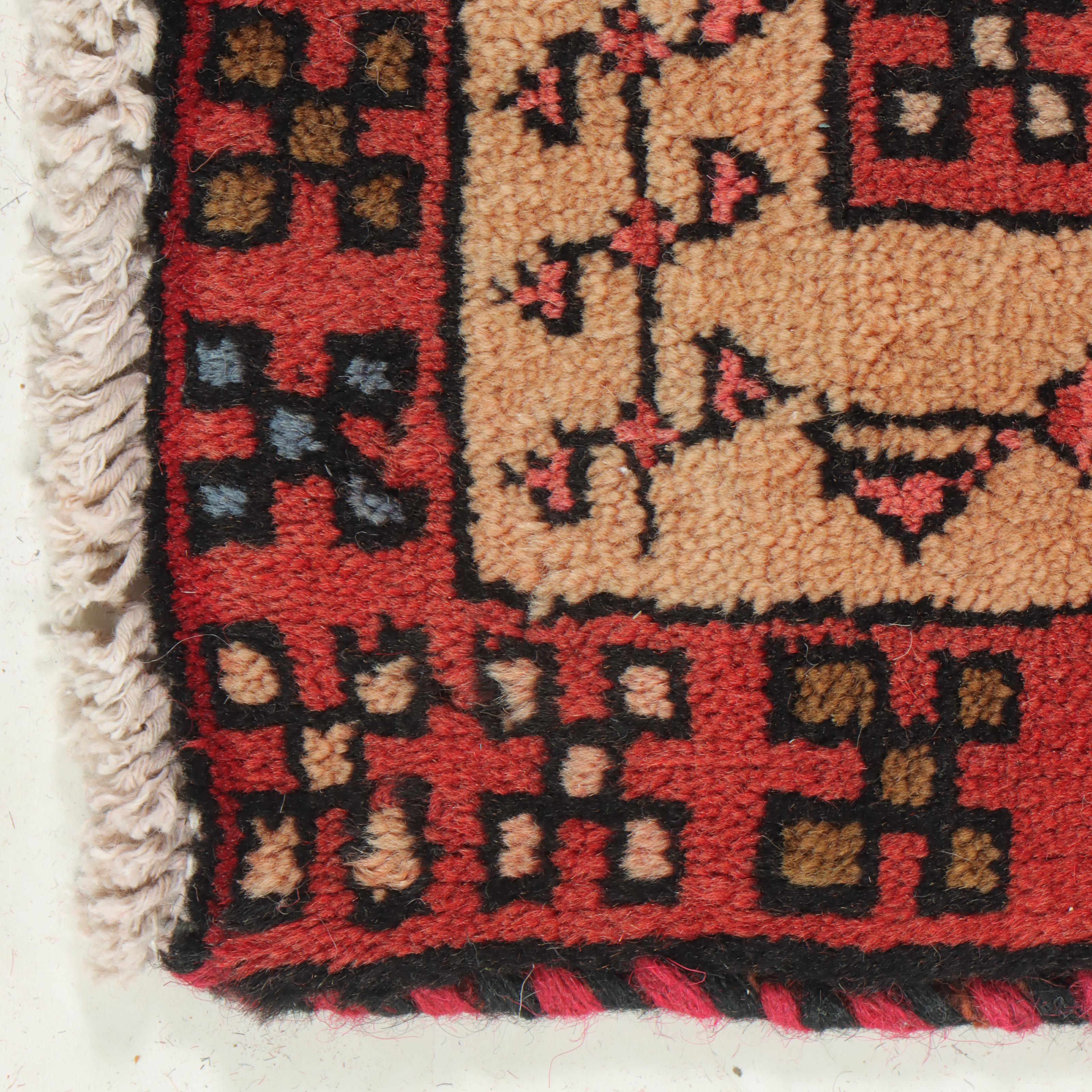 3'7 x 9'4 Hand-Knotted Caucasian Lenkoran Long Rug