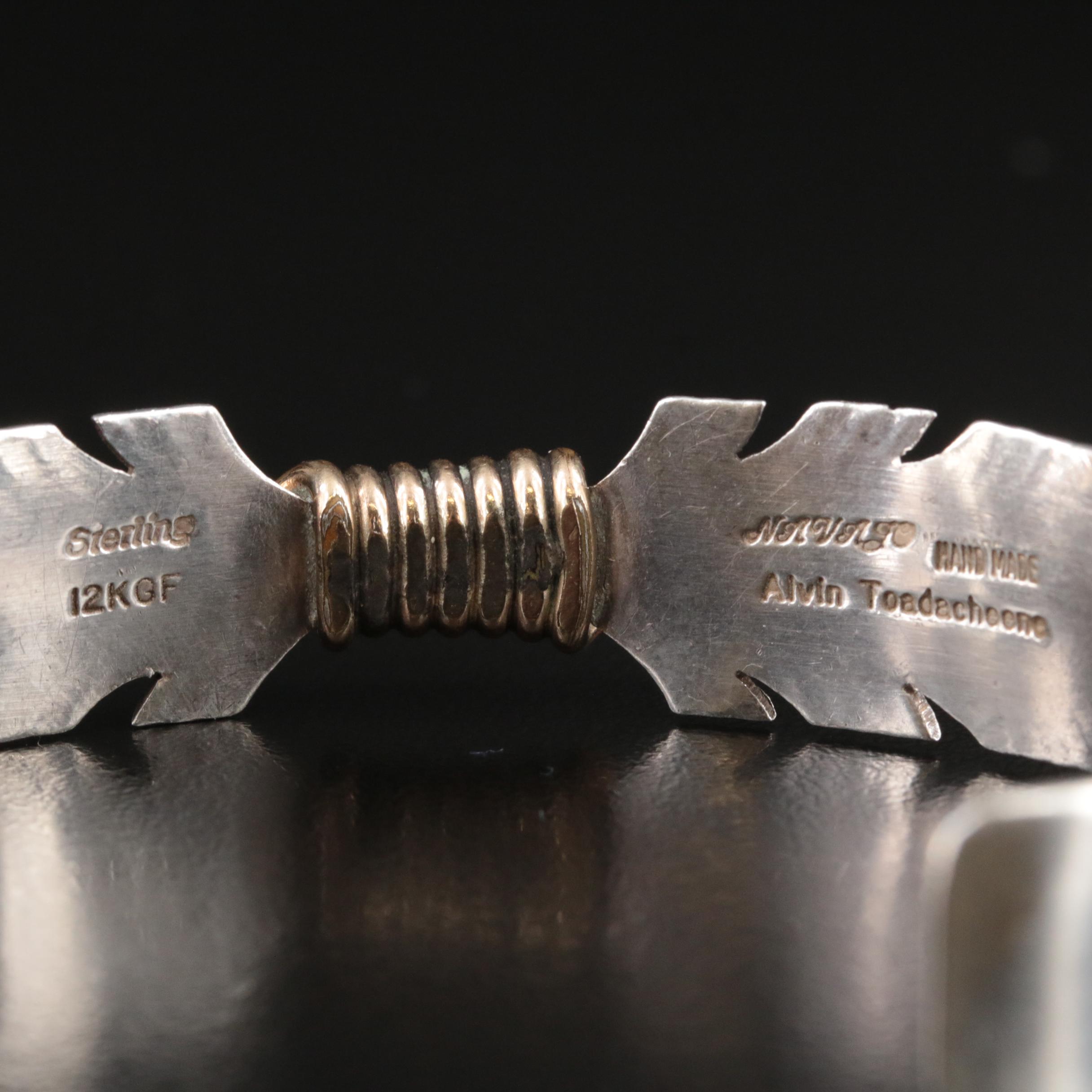 Alvin Toadacheene Navajo Diné Featured in Sterling and 800 Silver Jewelry