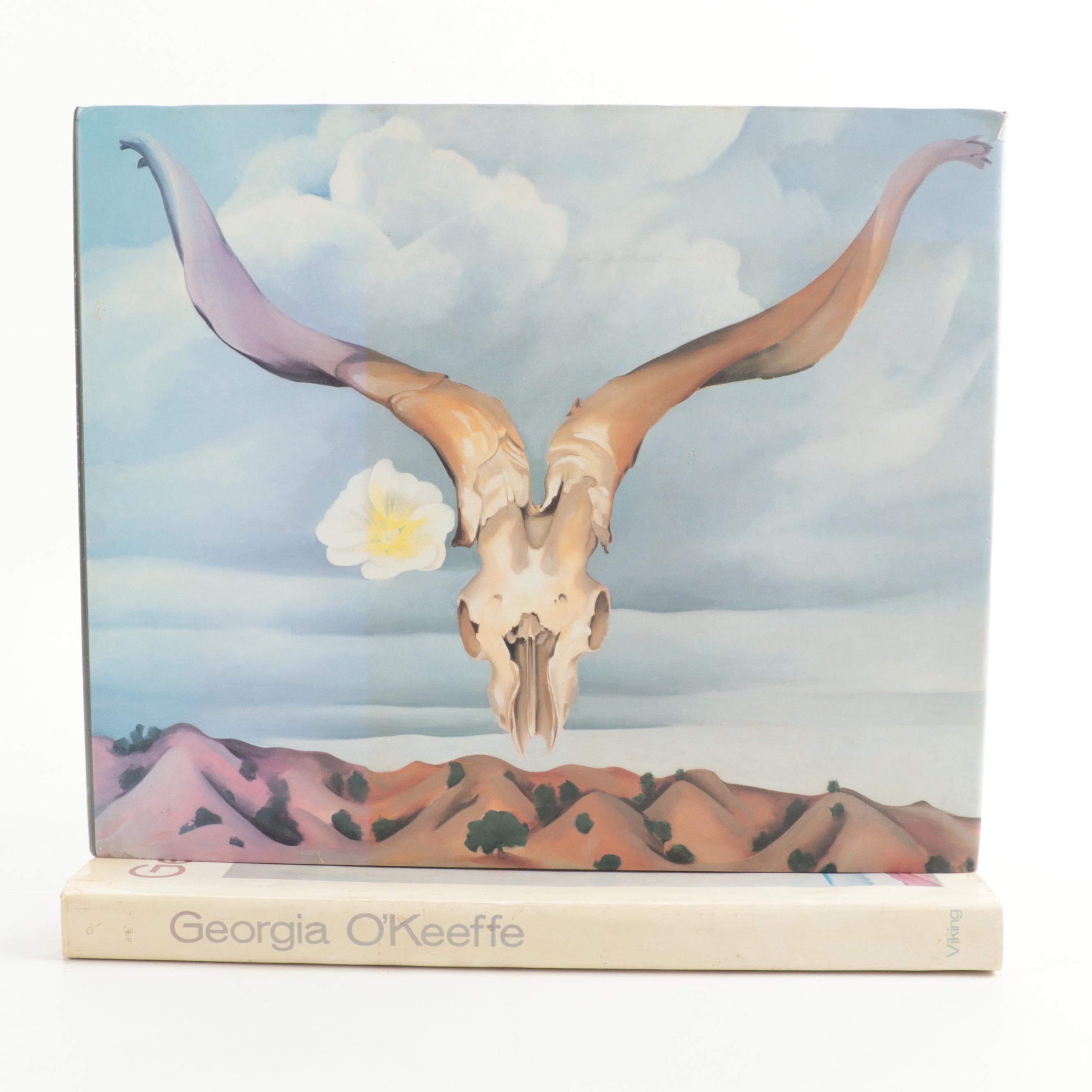 First Edition "In the West" and "Georgia O'Keeffe" by Georgia O'Keeffe