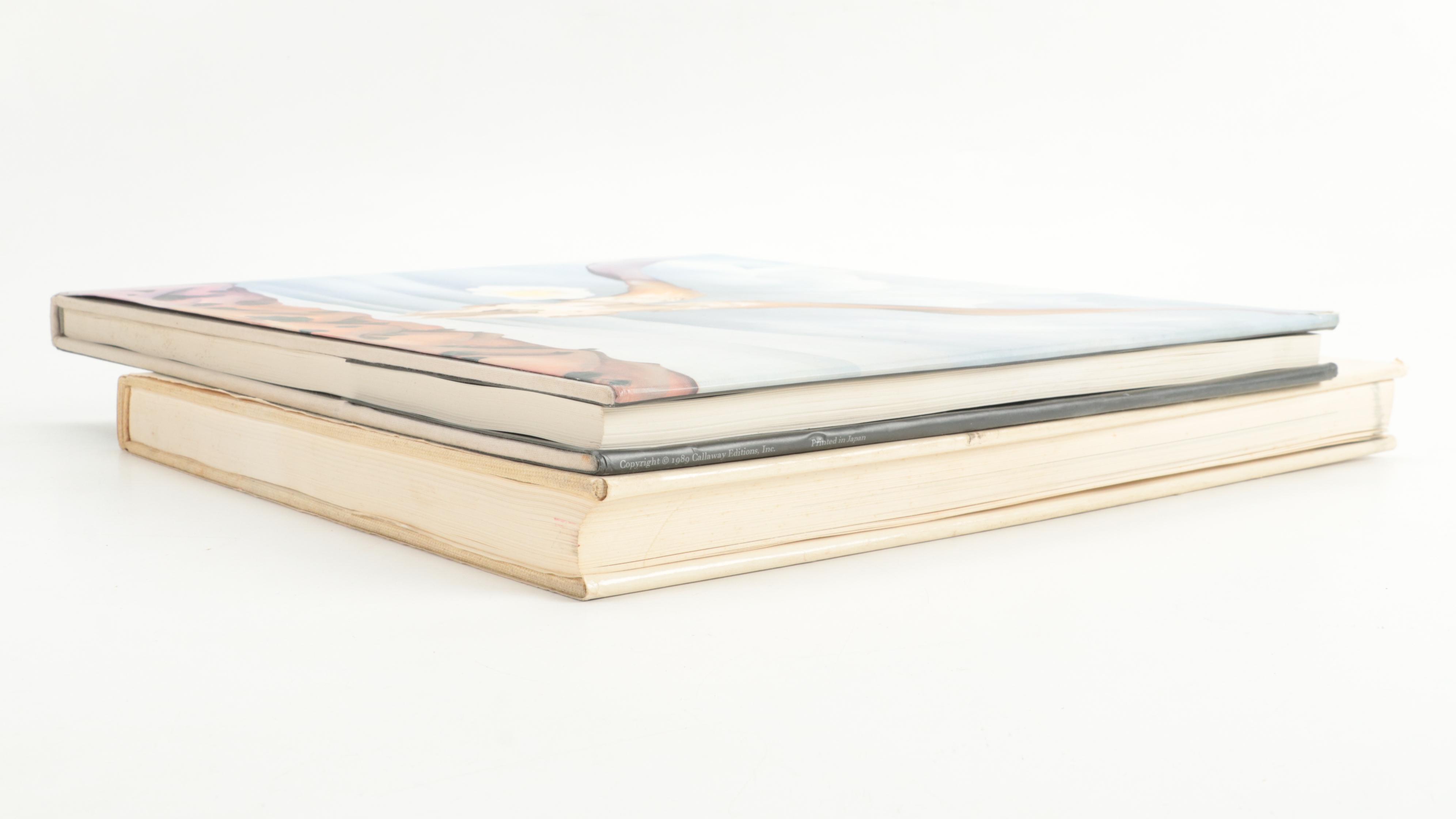 First Edition "In the West" and "Georgia O'Keeffe" by Georgia O'Keeffe