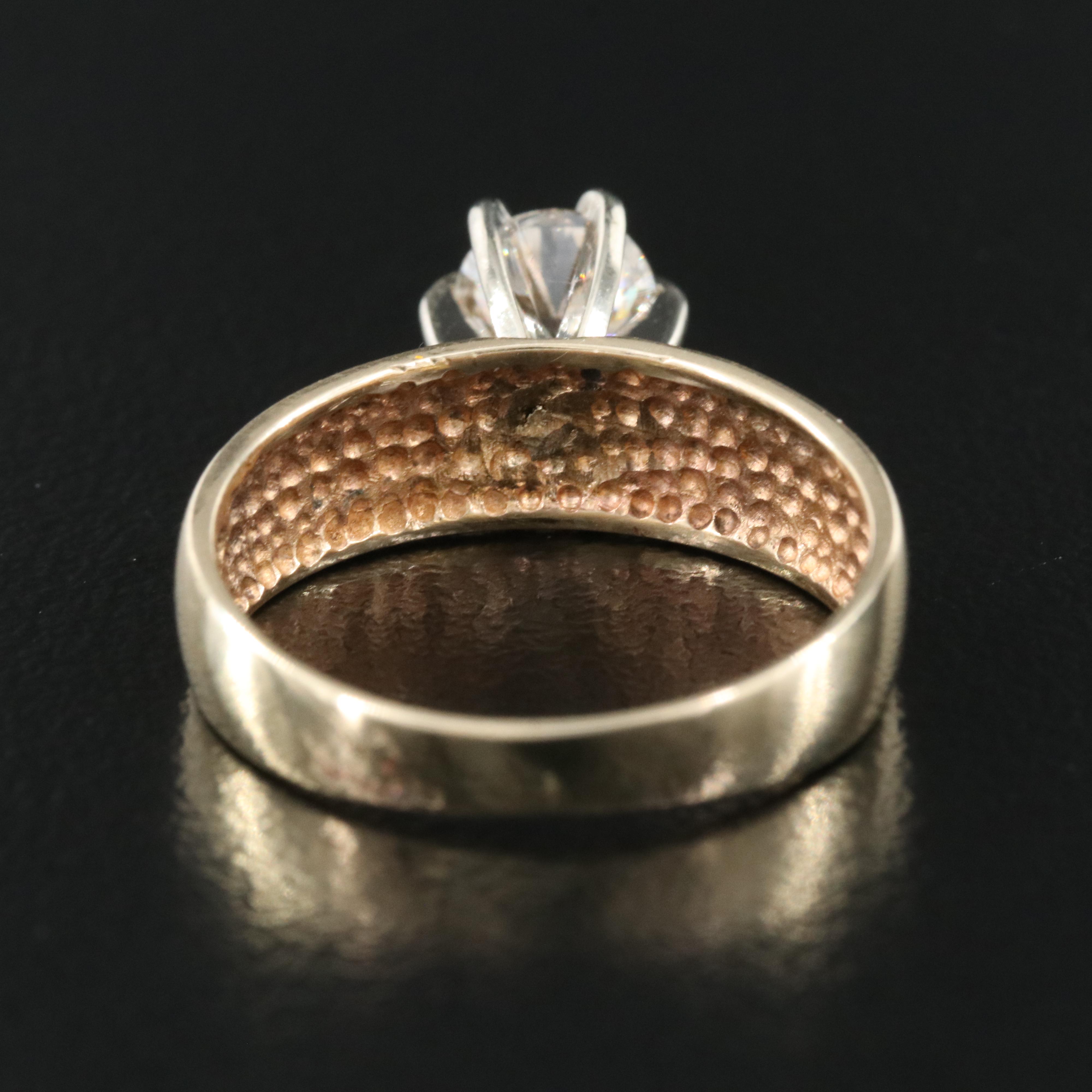 10K 0.67 CT Diamond Solitaire Ring