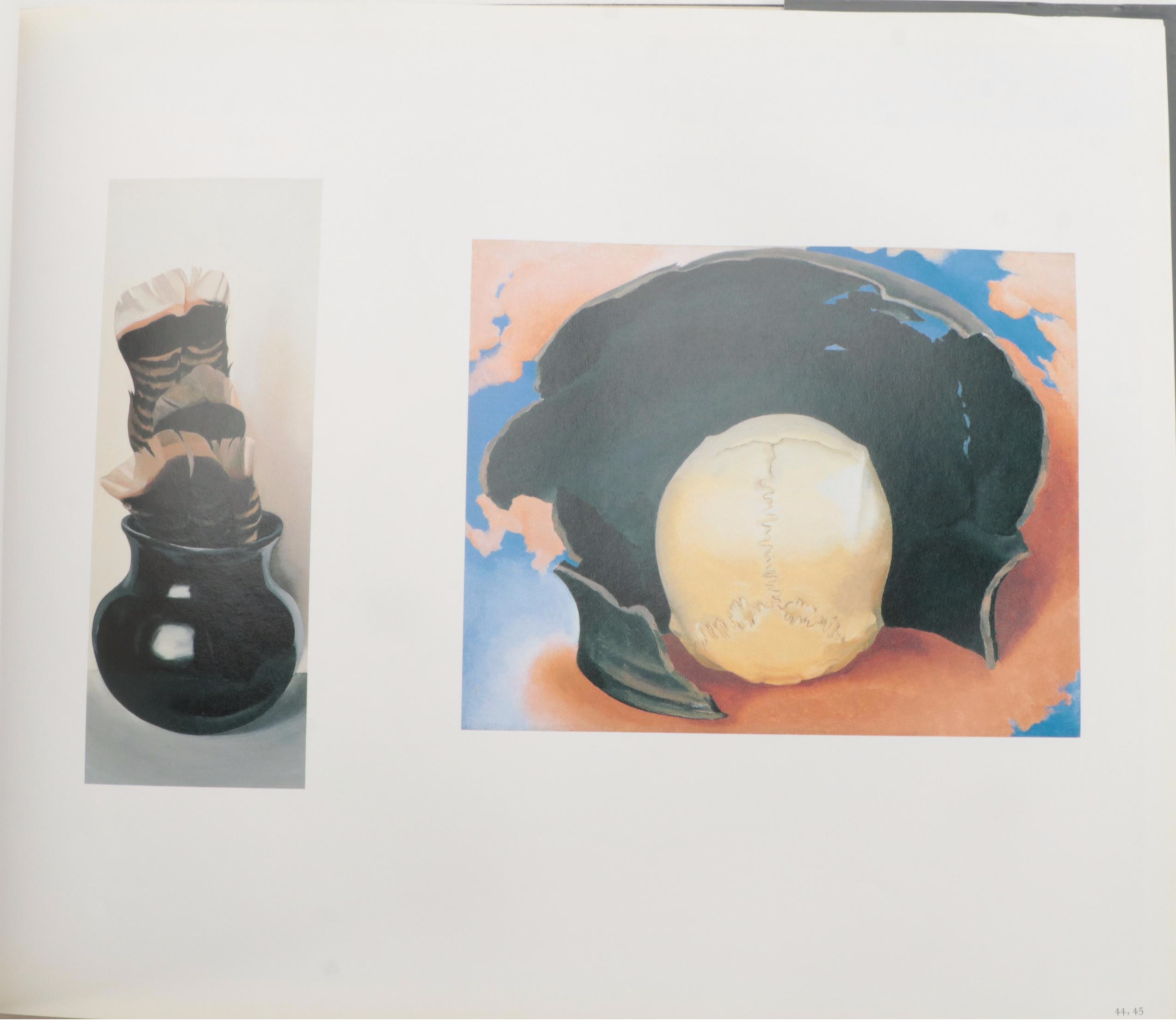 First Edition "In the West" and "Georgia O'Keeffe" by Georgia O'Keeffe