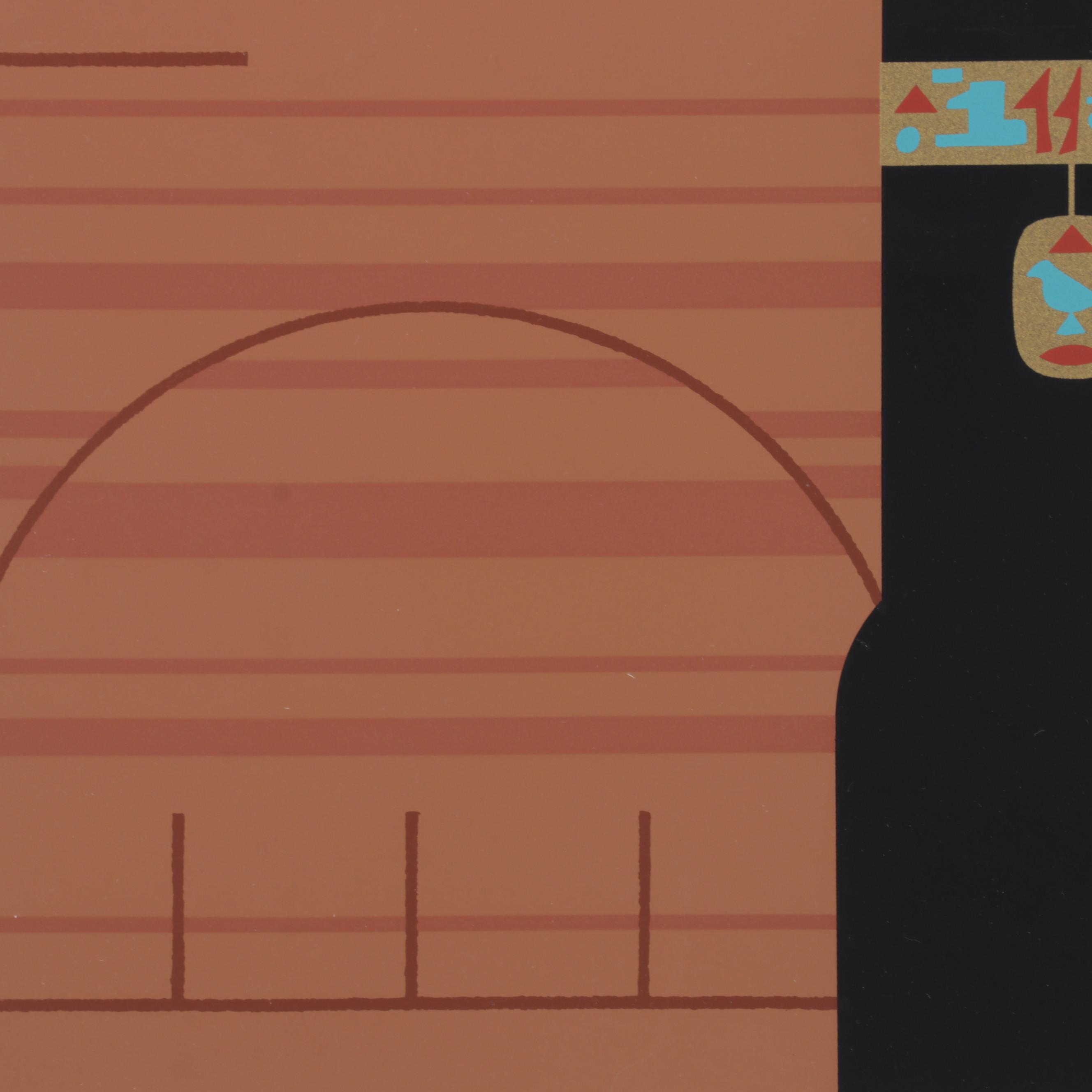 Edie Harper Serigraph "Cleopatra," 1982