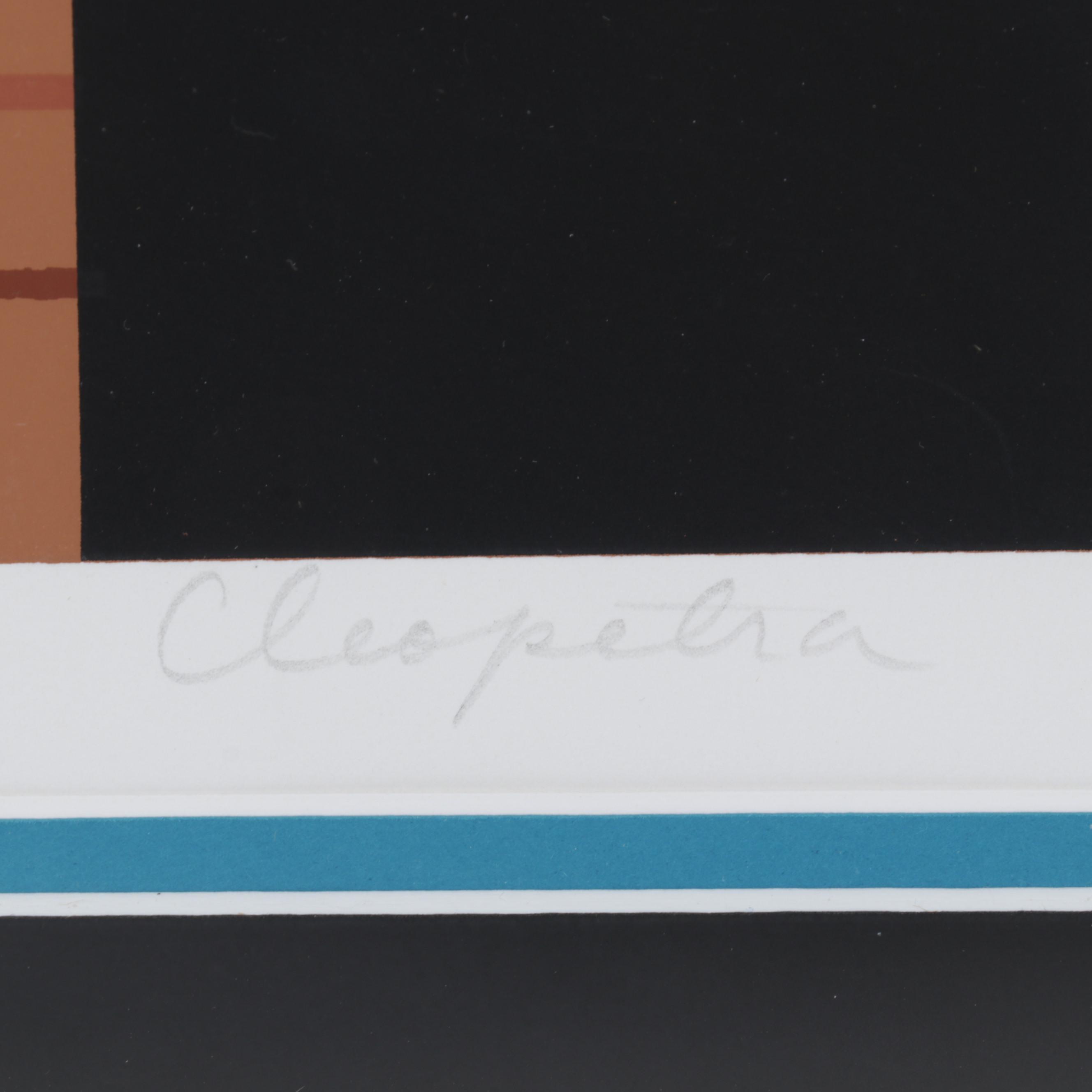 Edie Harper Serigraph "Cleopatra," 1982