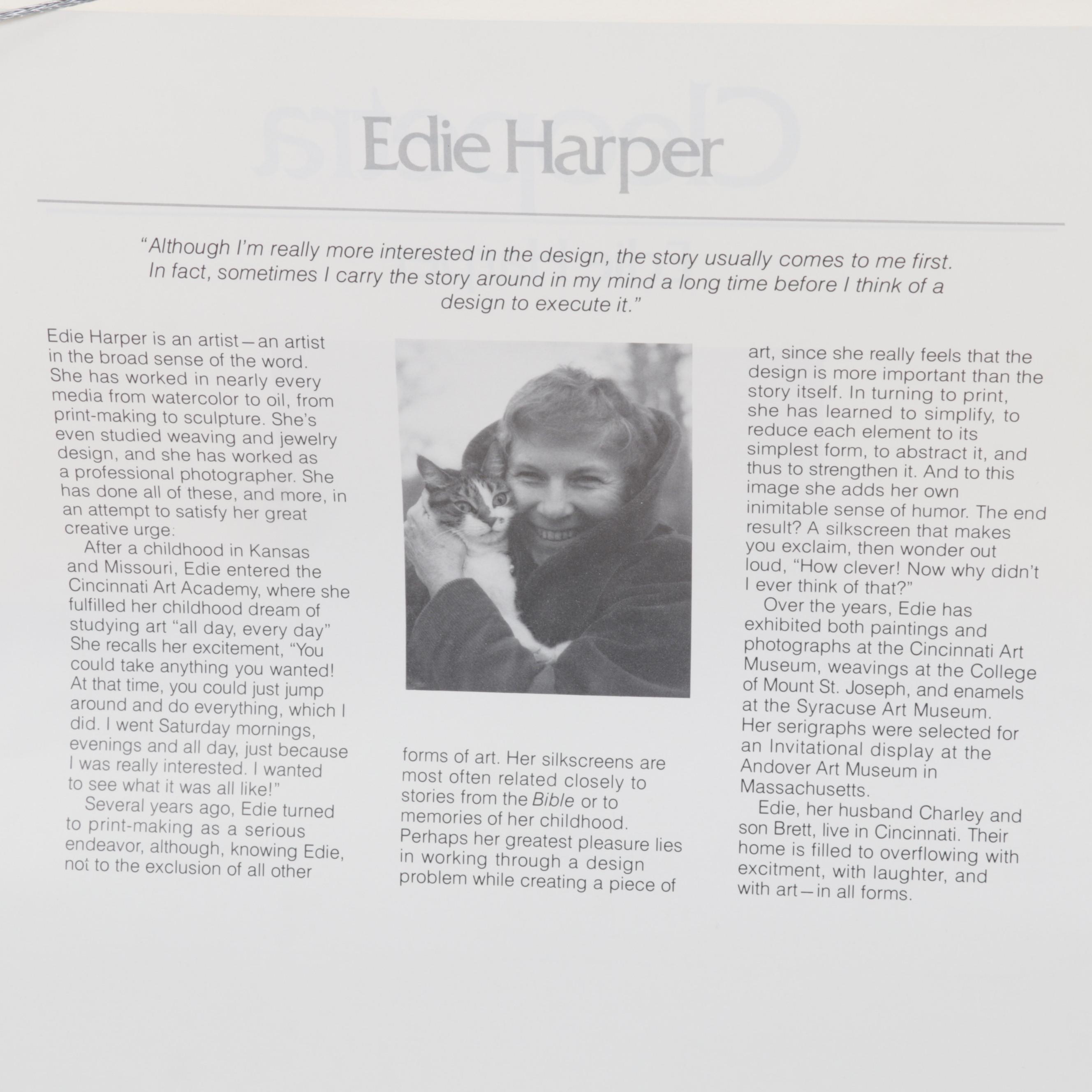 Edie Harper Serigraph "Cleopatra," 1982