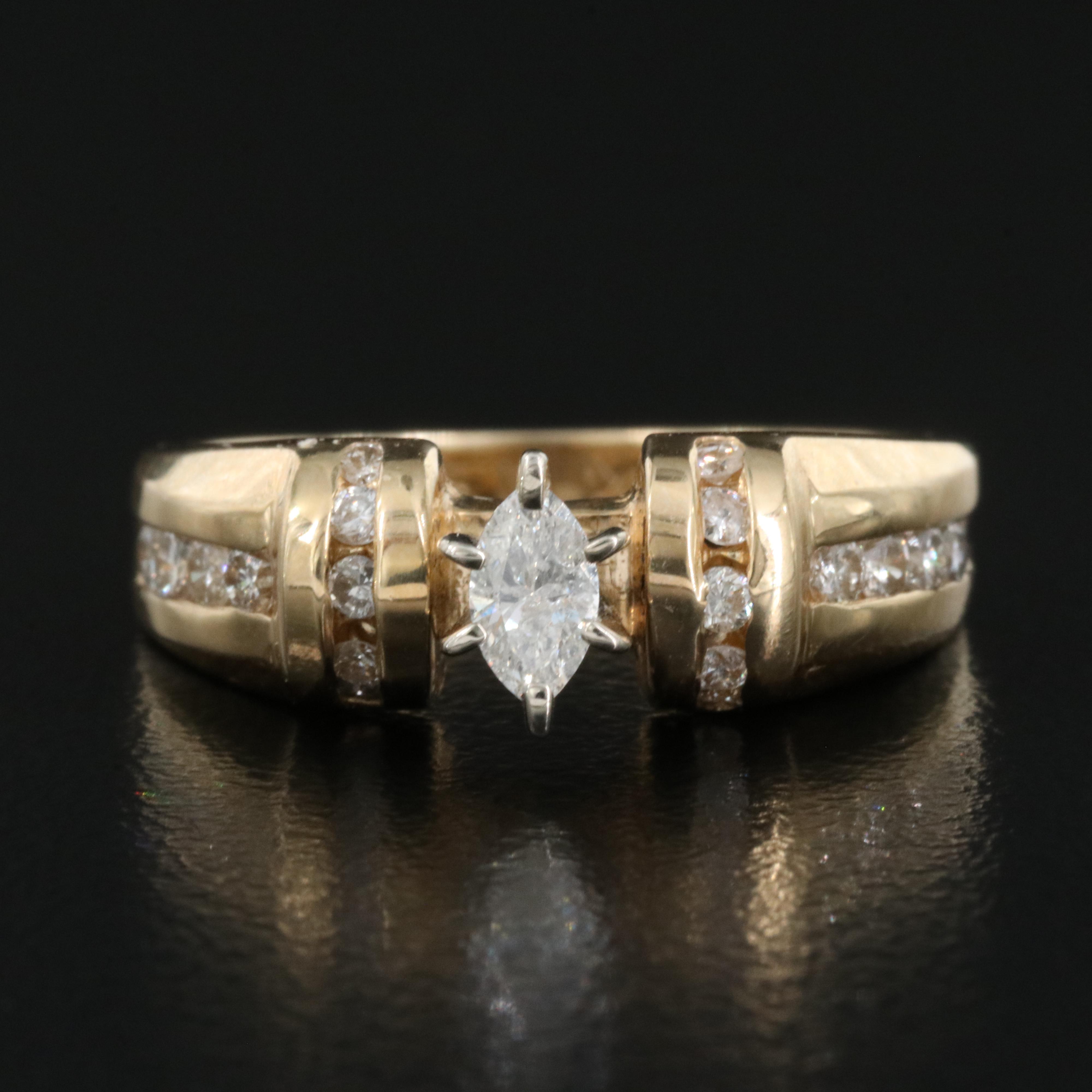 14K 0.52 CTW Diamond Ring