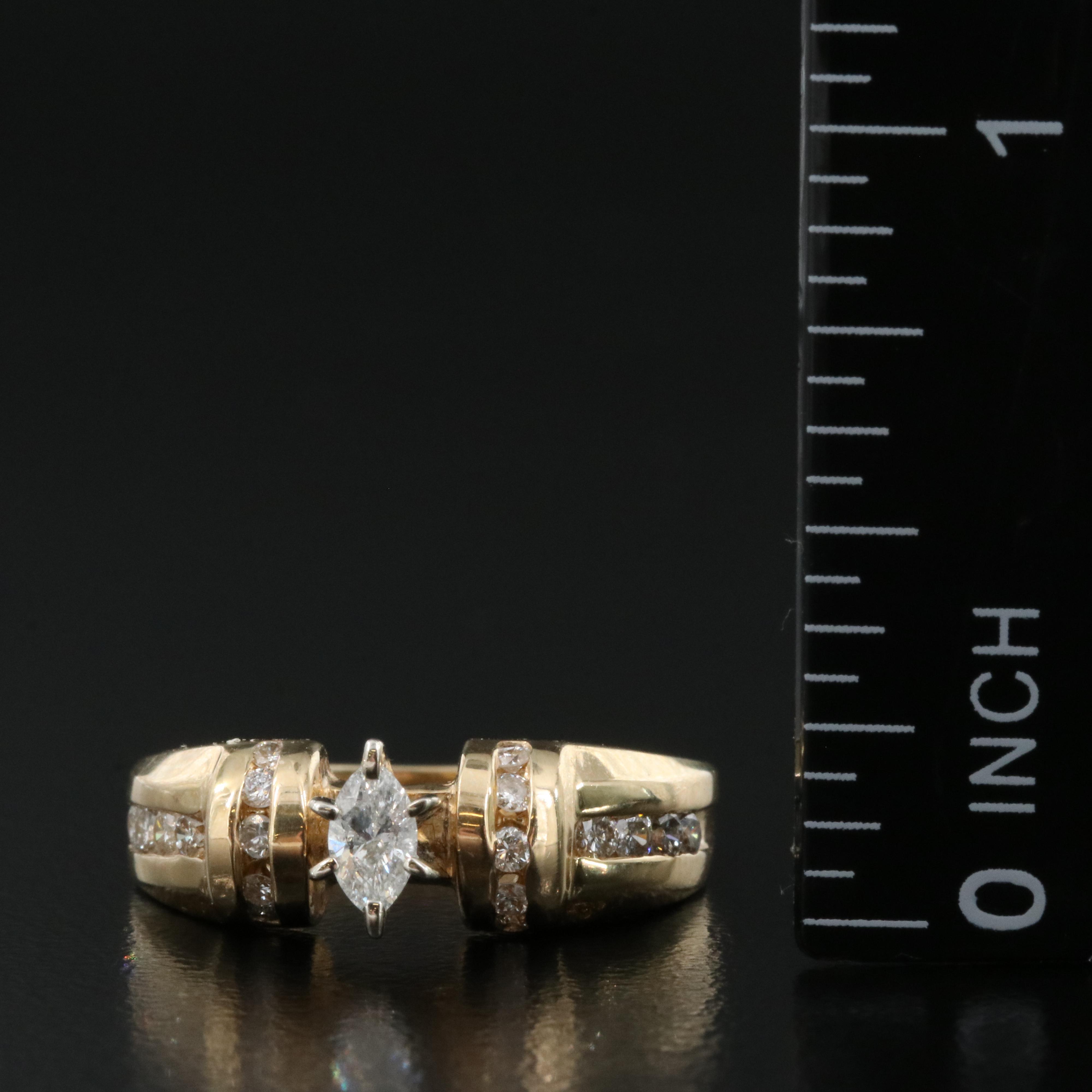 14K 0.52 CTW Diamond Ring