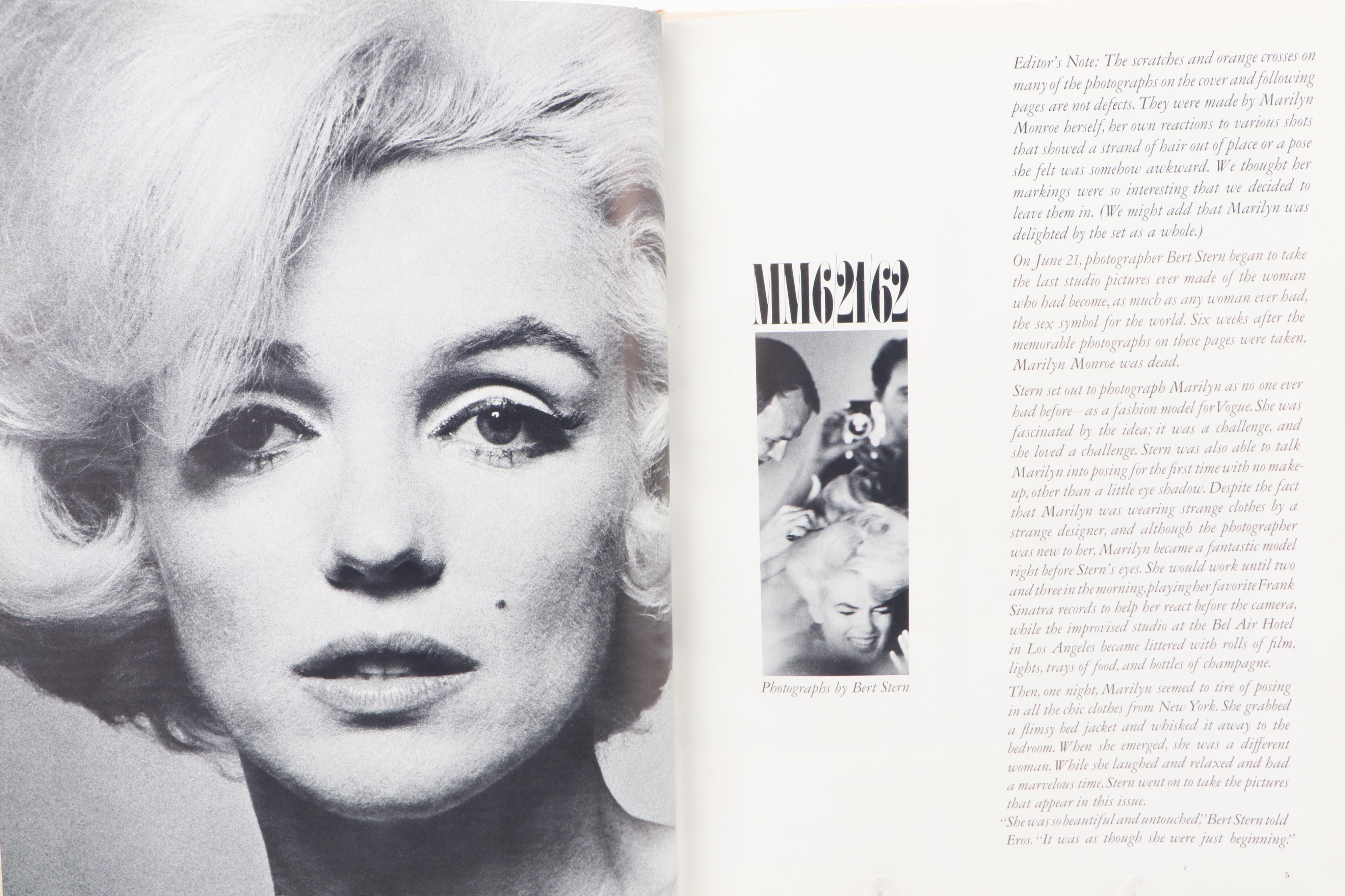 "Eros" Vol. 1 #3 Featuring Marilyn Monroe Edited by Ralph Ginzburg, Autumn 1962