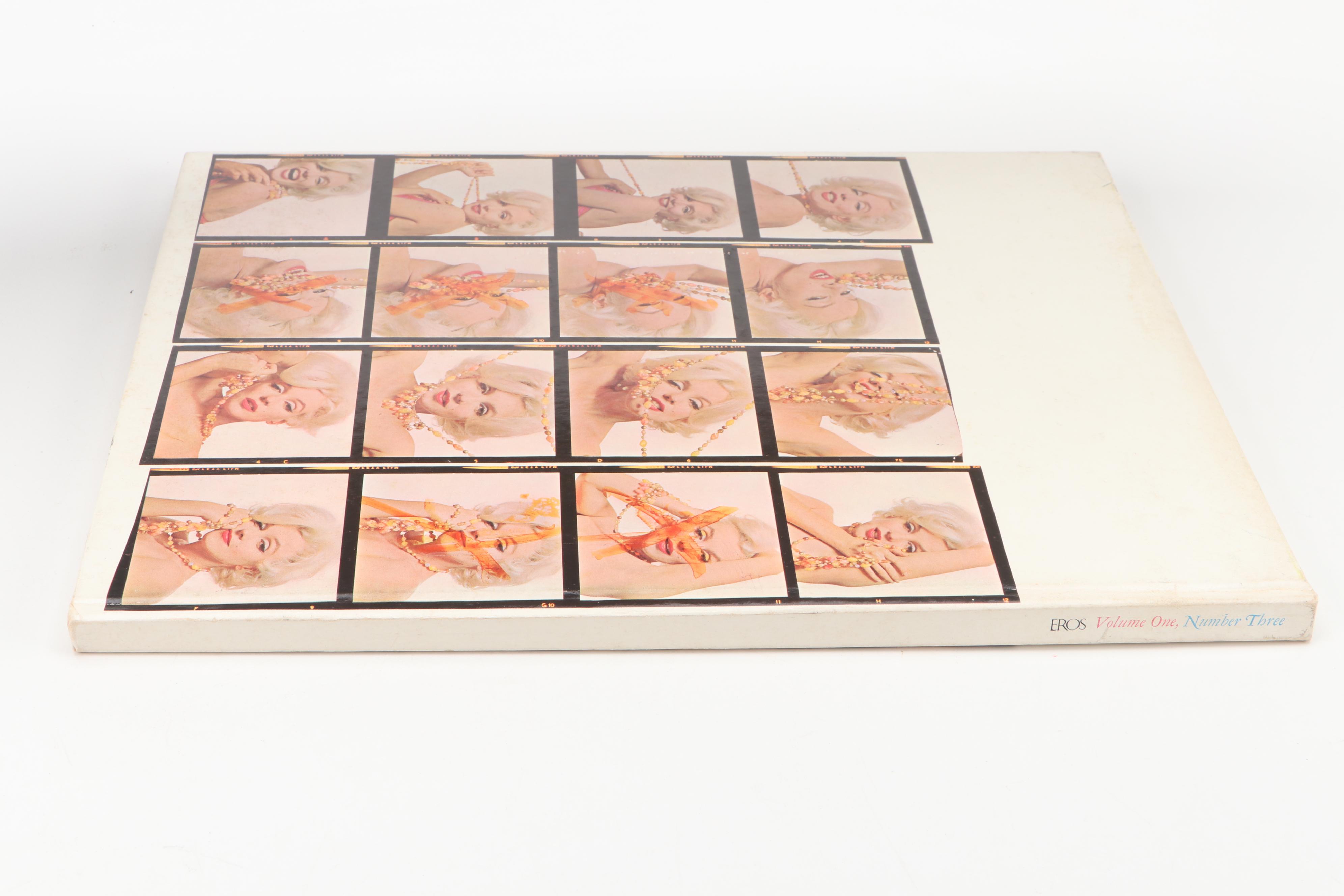 "Eros" Vol. 1 #3 Featuring Marilyn Monroe Edited by Ralph Ginzburg, Autumn 1962