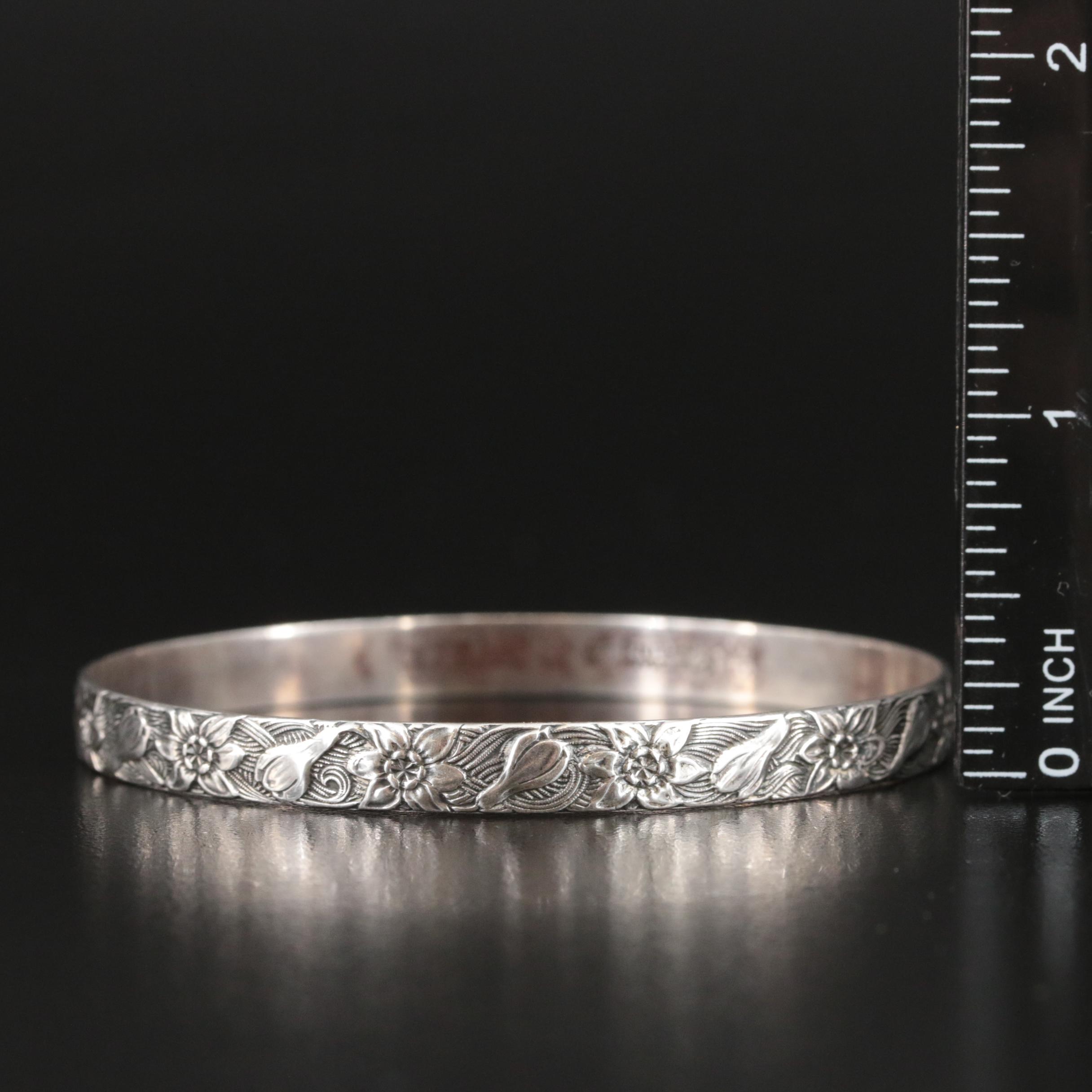 Danecraft and Stuart Nye Featured in Vintage Sterling Bangles