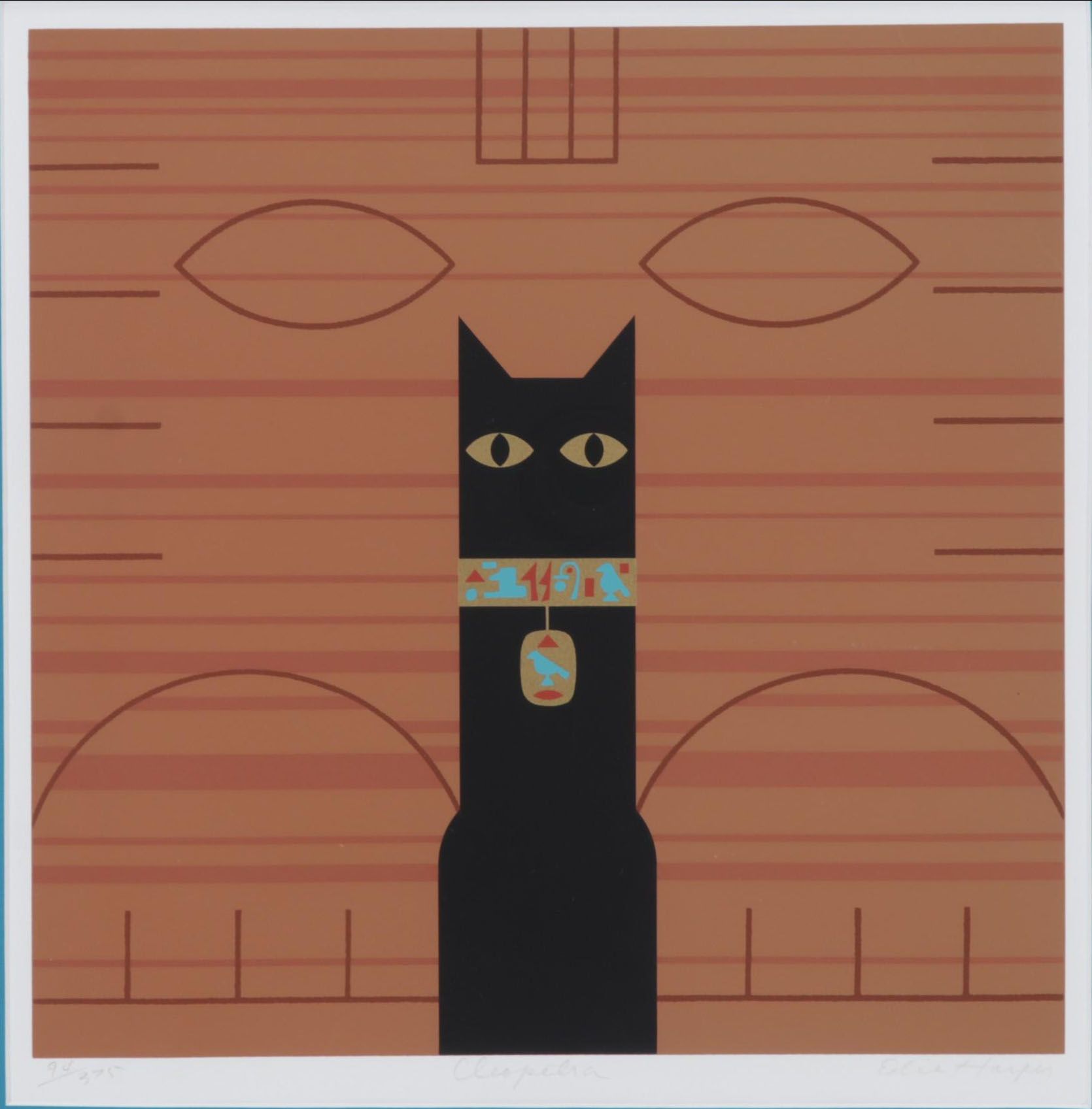 Edie Harper Serigraph "Cleopatra," 1982