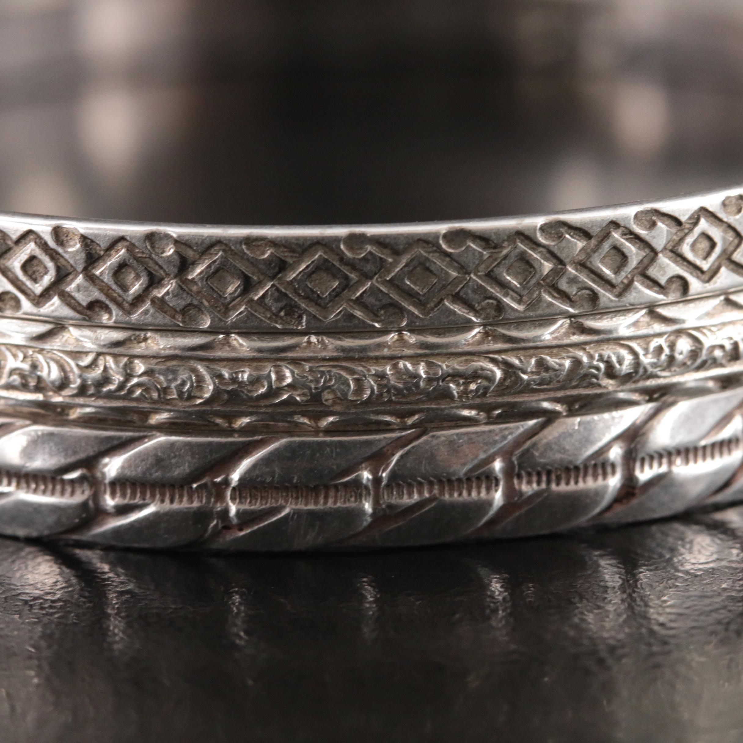 Danecraft and Stuart Nye Featured in Vintage Sterling Bangles