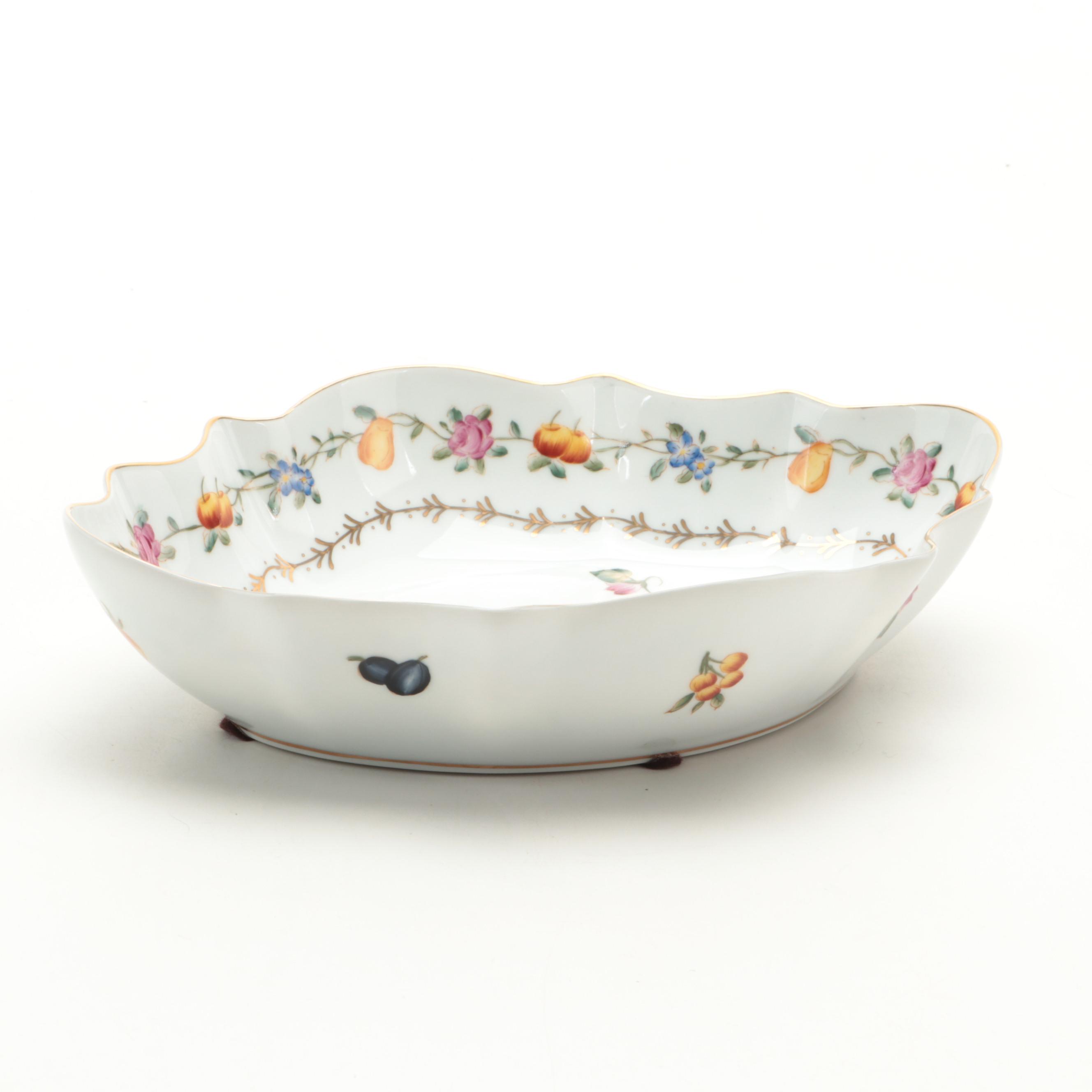 Speer Collectibles and Other Bone China Fruit Theme Decorator Plates, Bowl