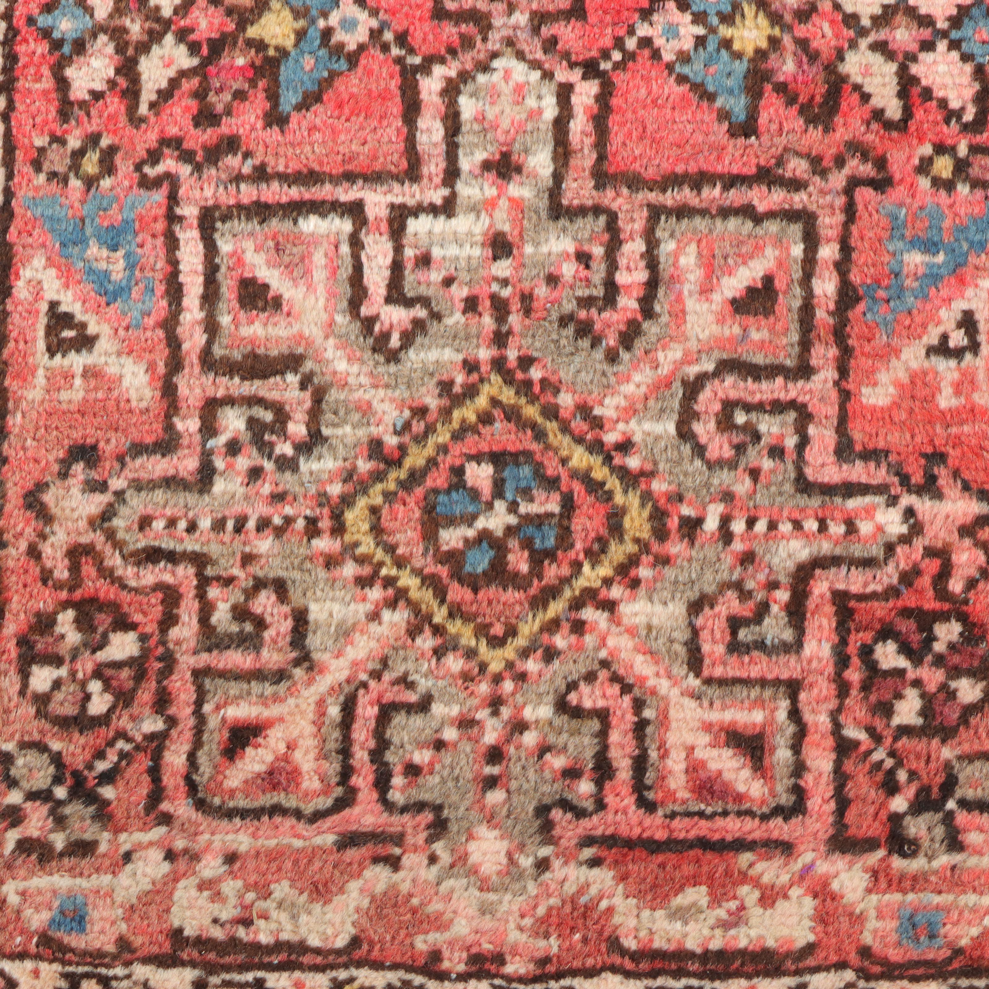 1'6 x 5'6 Hand-Knotted Persian Karaja Carpet Runner